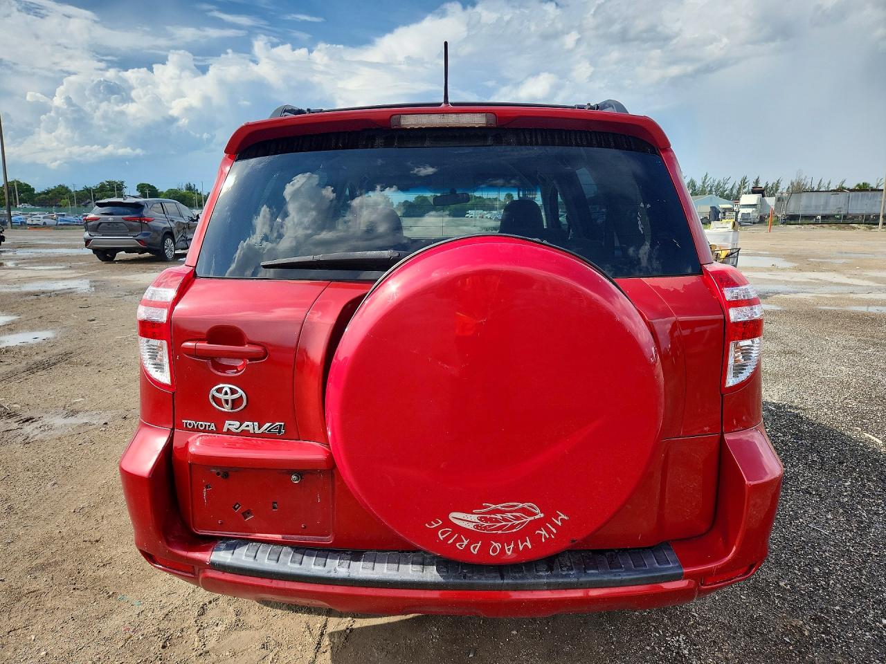 2009 Toyota Rav4 Base Red vin: JTMZF33V795001452