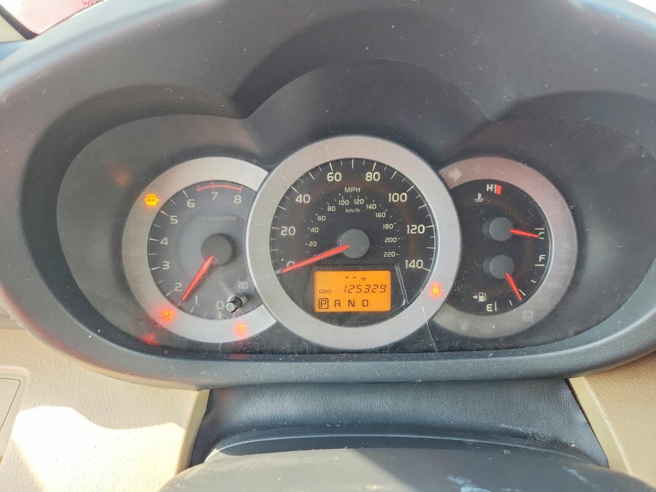 2009 Toyota Rav4 Base Red vin: JTMZF33V795001452