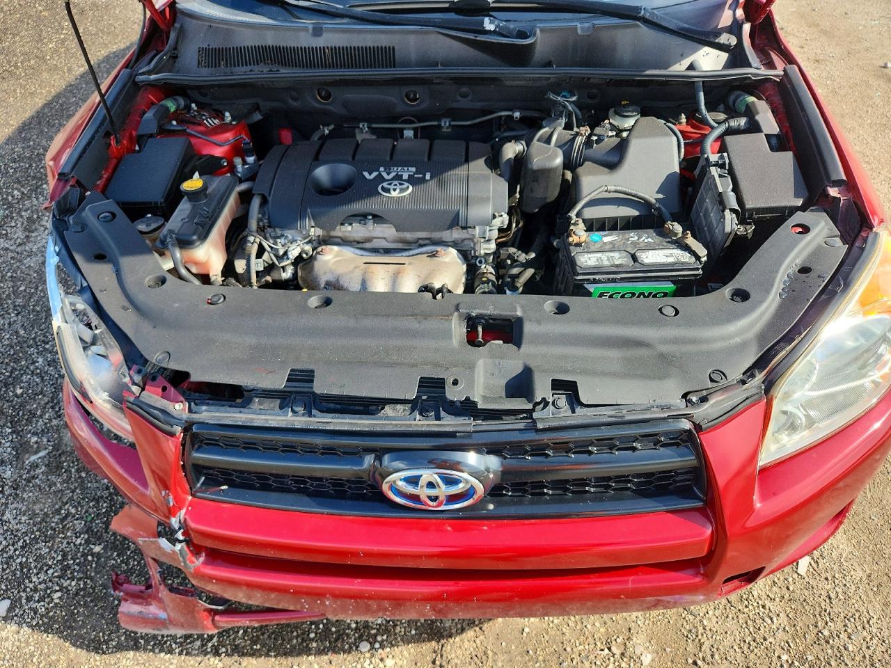 2009 Toyota Rav4 Base Red vin: JTMZF33V795001452