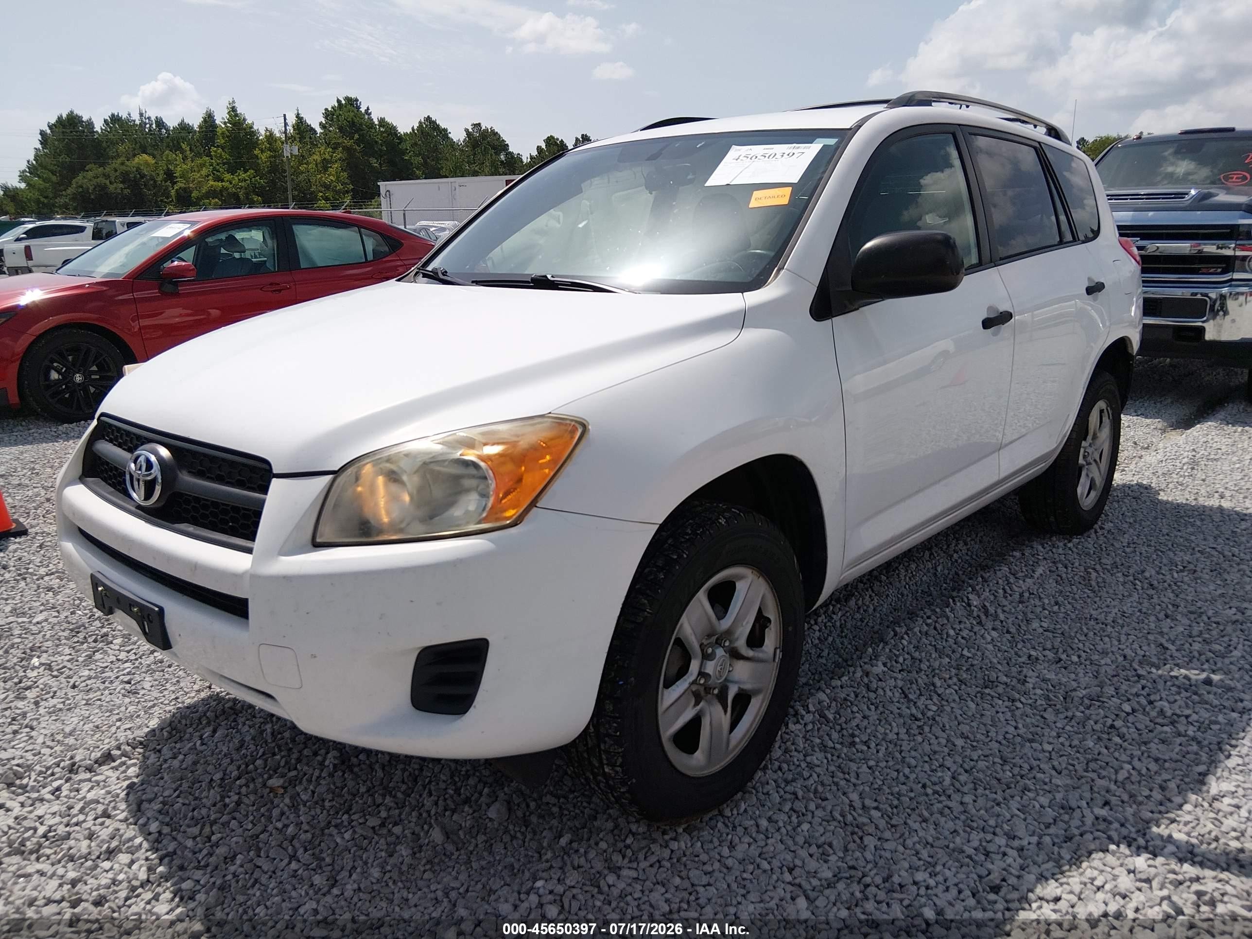 2009 Toyota Rav4   White vin: JTMZF33V79D002090