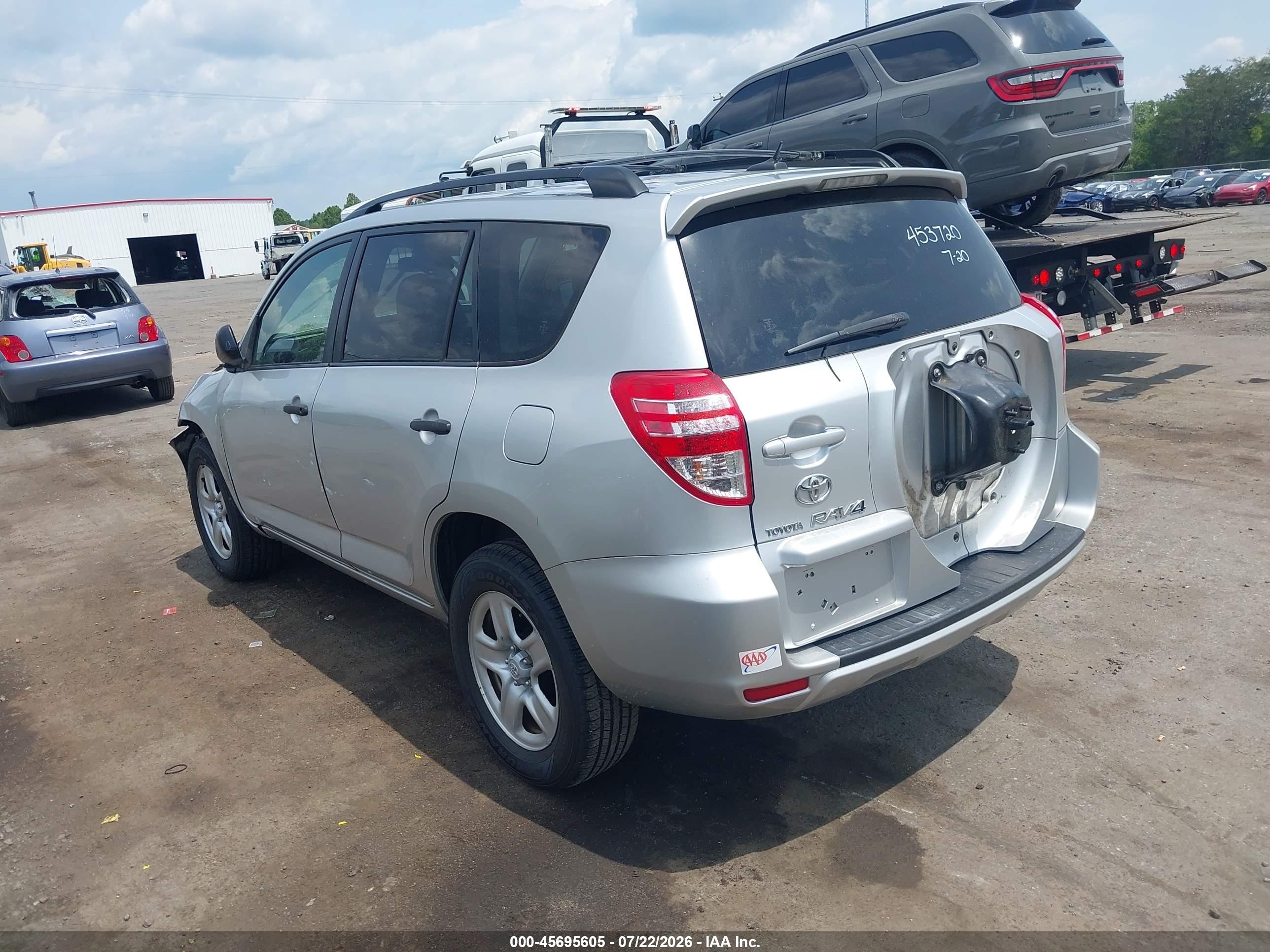 2009 Toyota Rav4 Серебряный vin: JTMZF33V89D013826