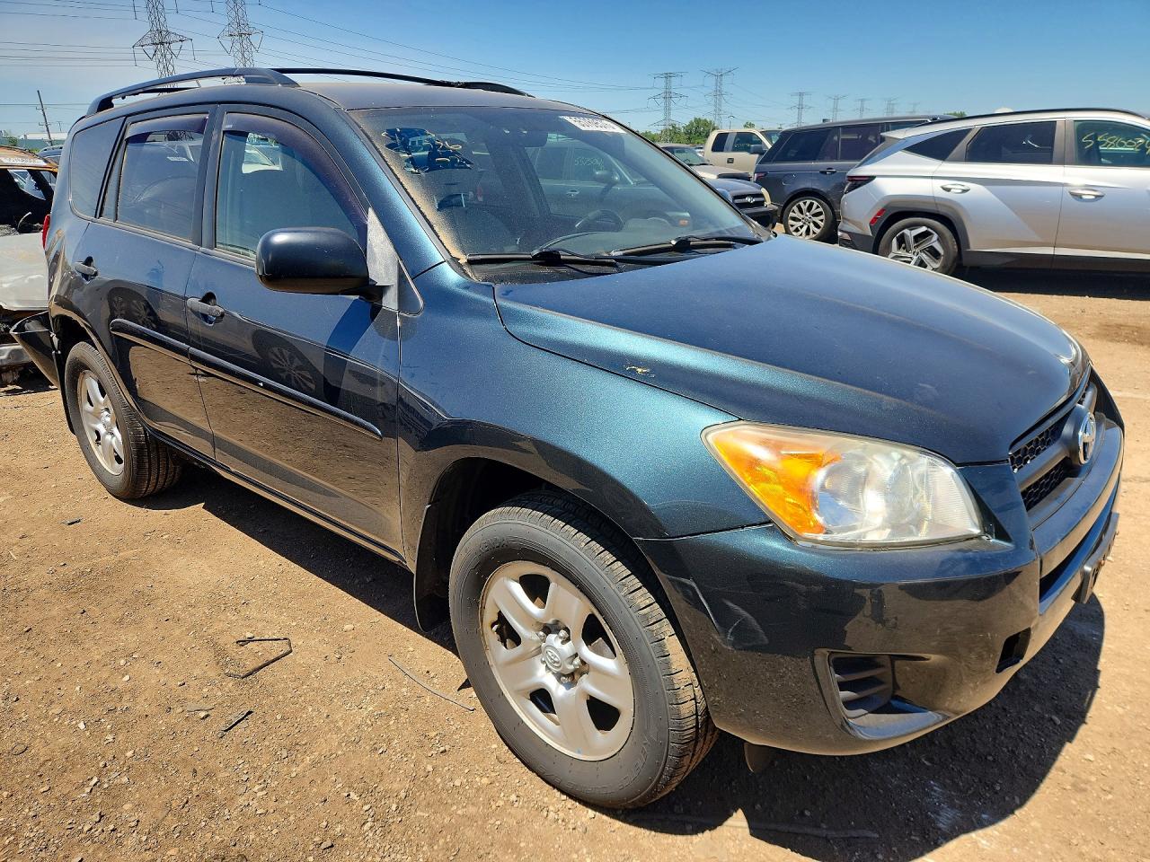 2009 Toyota Rav4 Base Green vin: JTMZF33V995012260