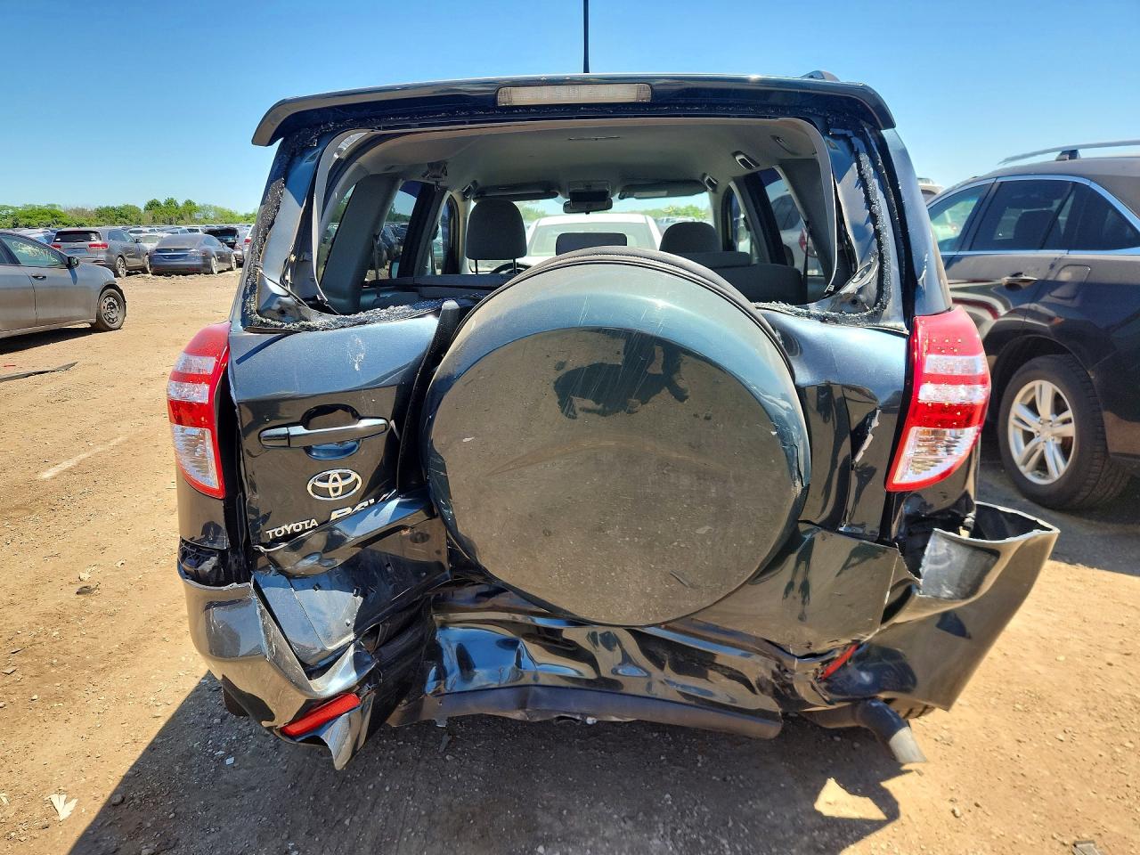 2009 Toyota Rav4 Base Green vin: JTMZF33V995012260
