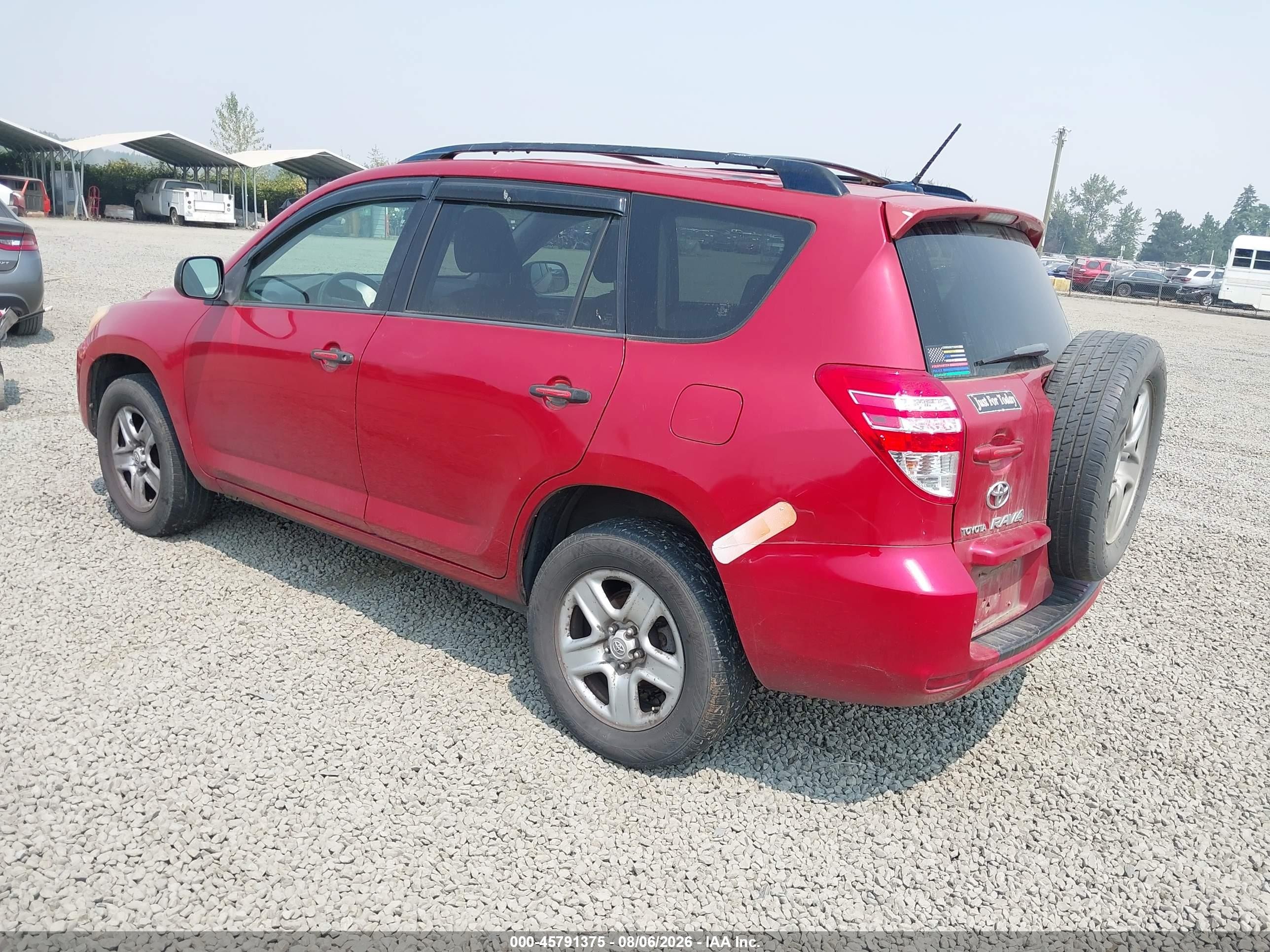 2009 Toyota Rav4   Красный vin: JTMZF33VX9D009857