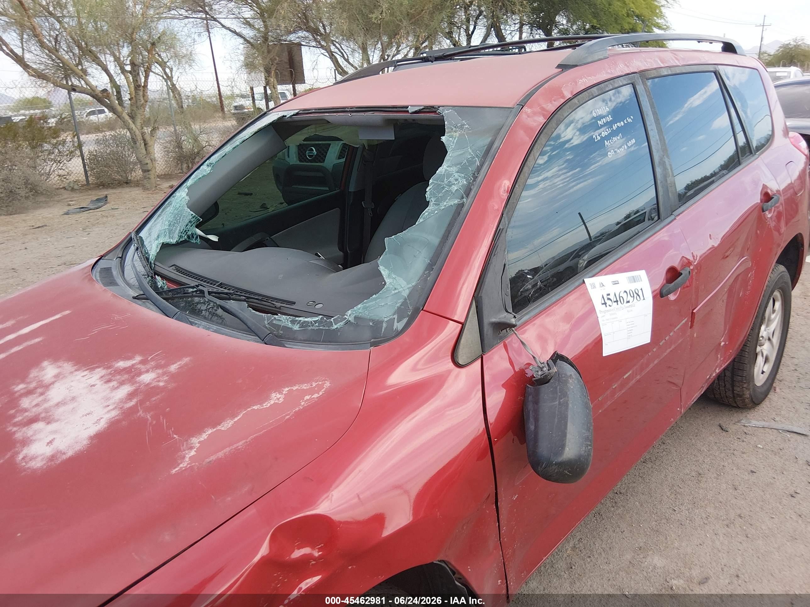 2009 Toyota Rav4   Red vin: JTMZF33VX9D010474