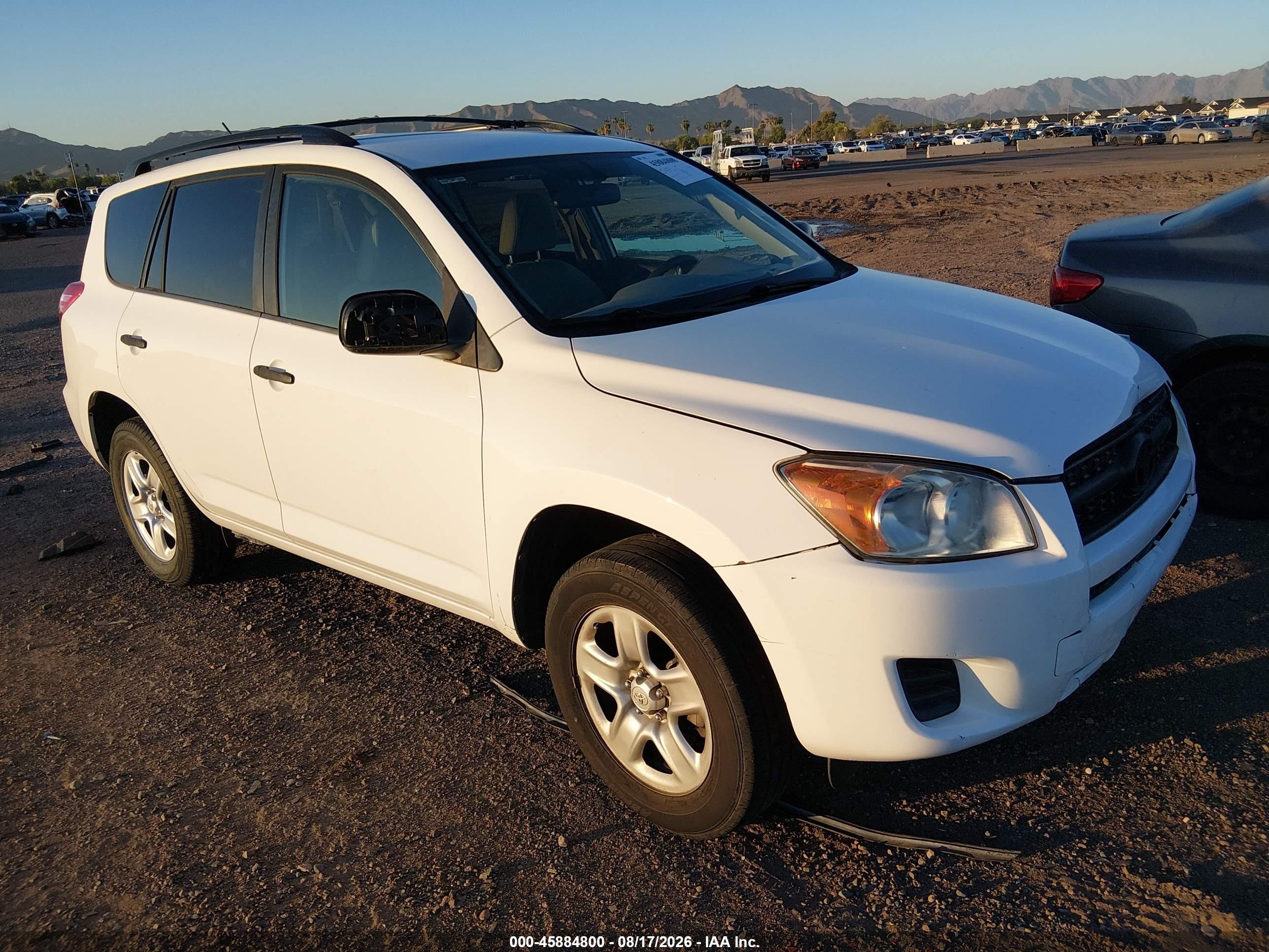 2009 Toyota Rav4   White vin: JTMZF35V395006970