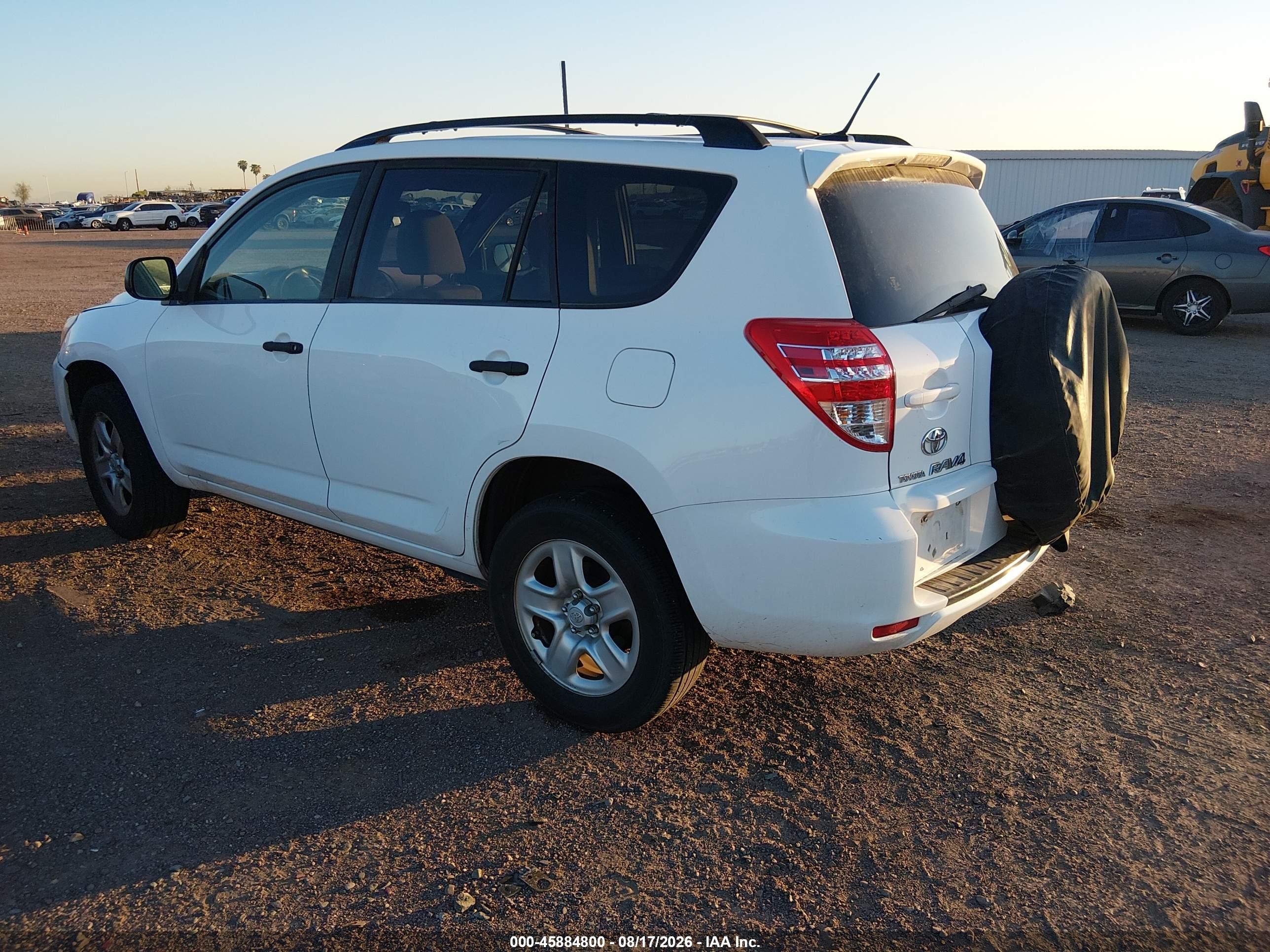 2009 Toyota Rav4   White vin: JTMZF35V395006970