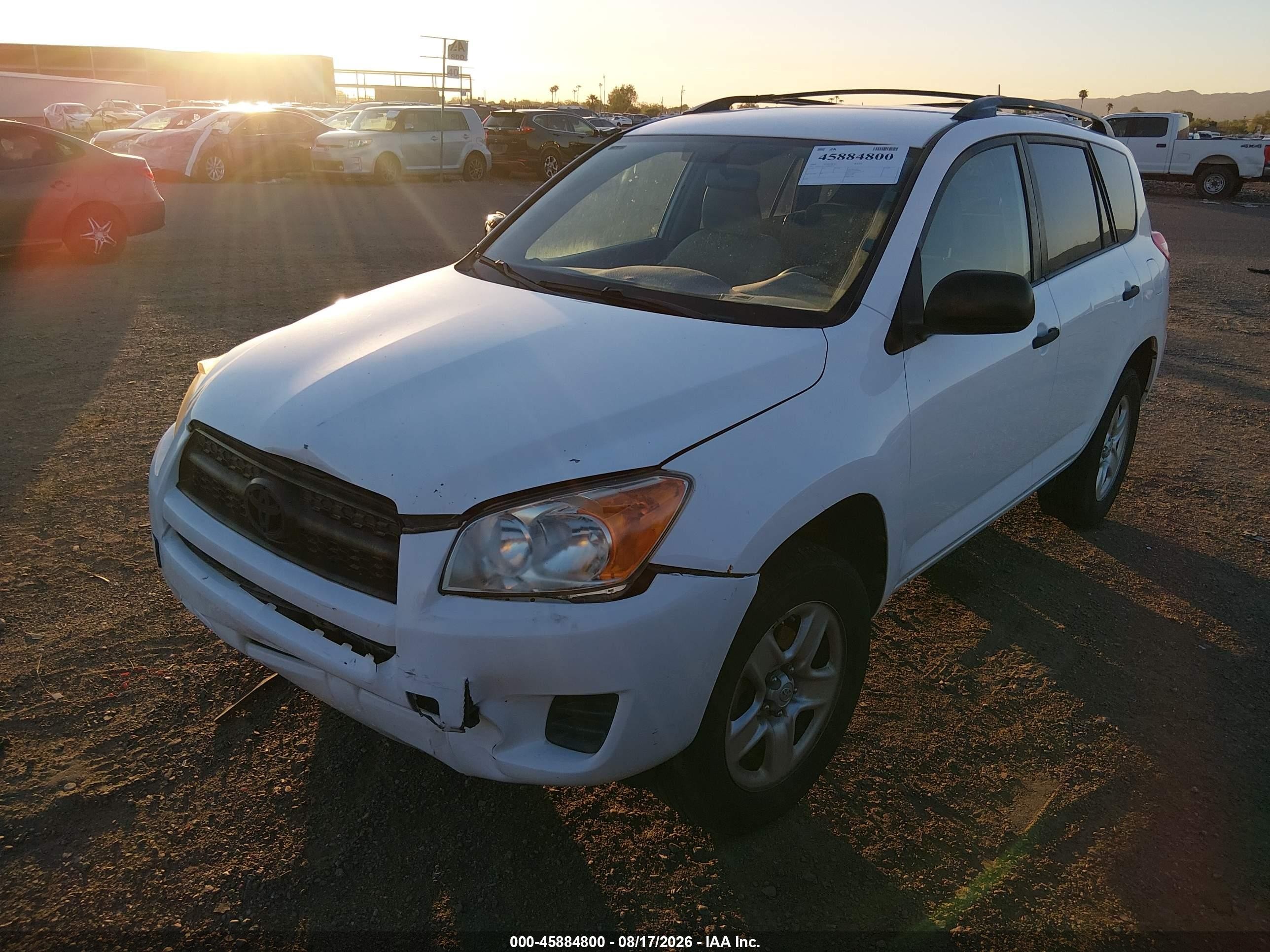 2009 Toyota Rav4   White vin: JTMZF35V395006970