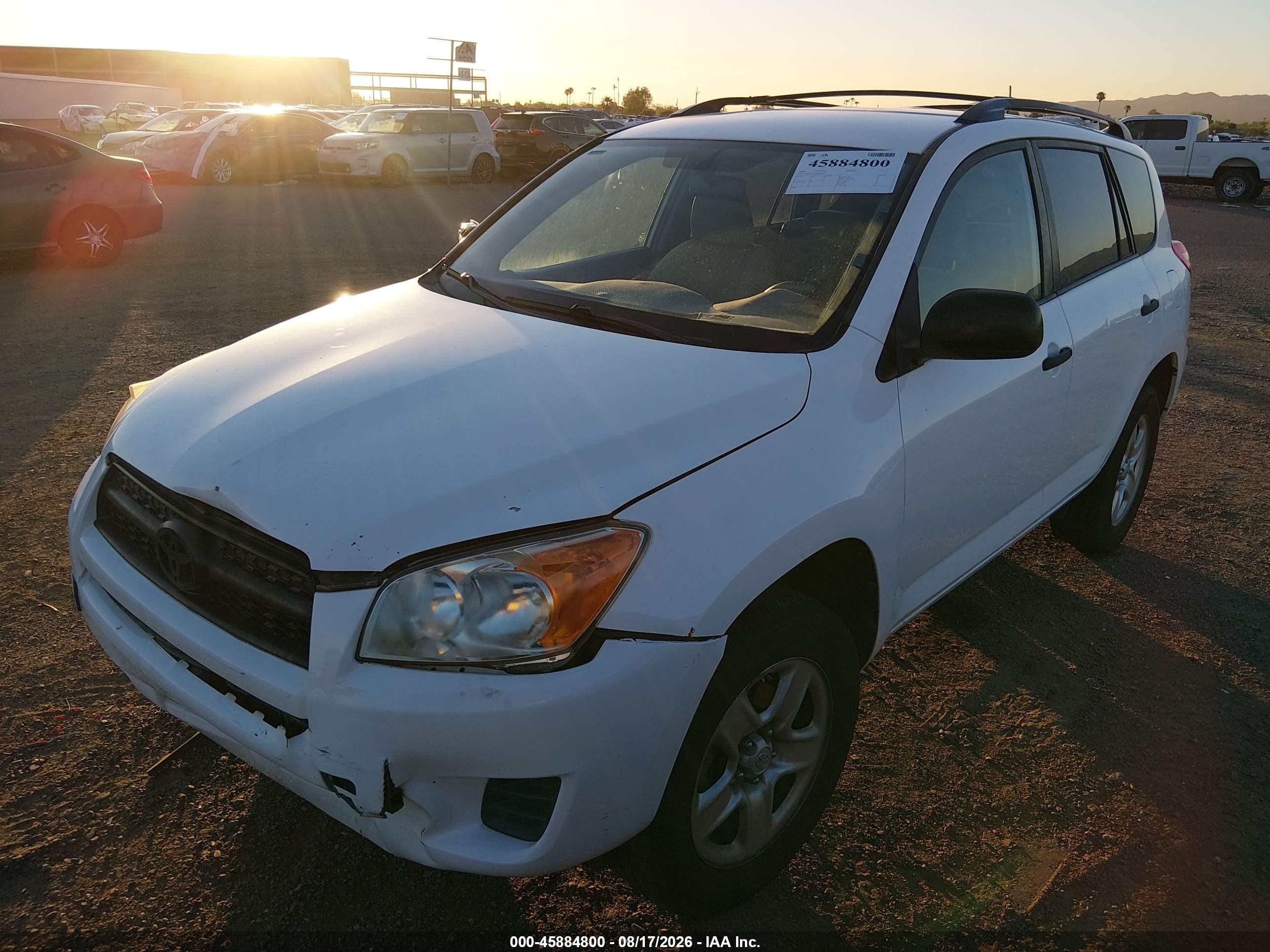 2009 Toyota Rav4   White vin: JTMZF35V395006970