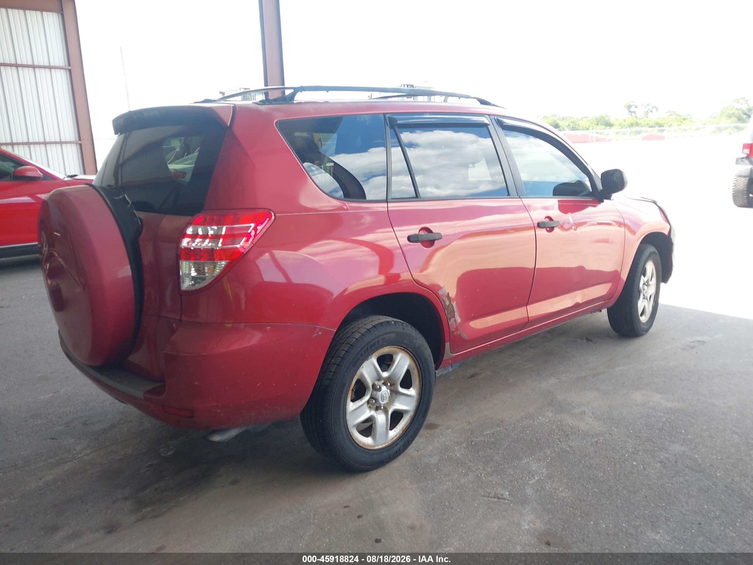 2009 Toyota Rav4   Red vin: JTMZF35V395008914