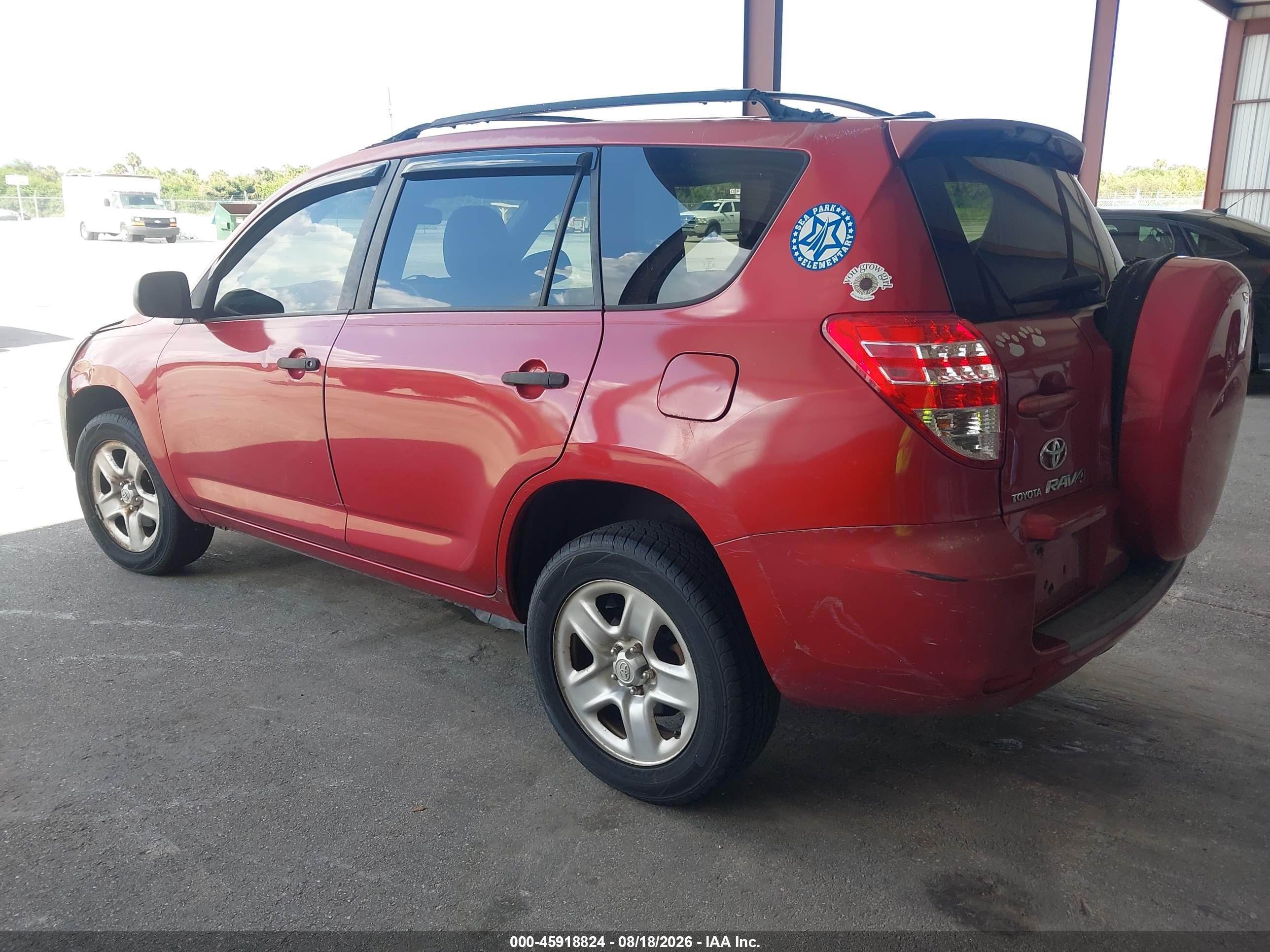 2009 Toyota Rav4   Red vin: JTMZF35V395008914