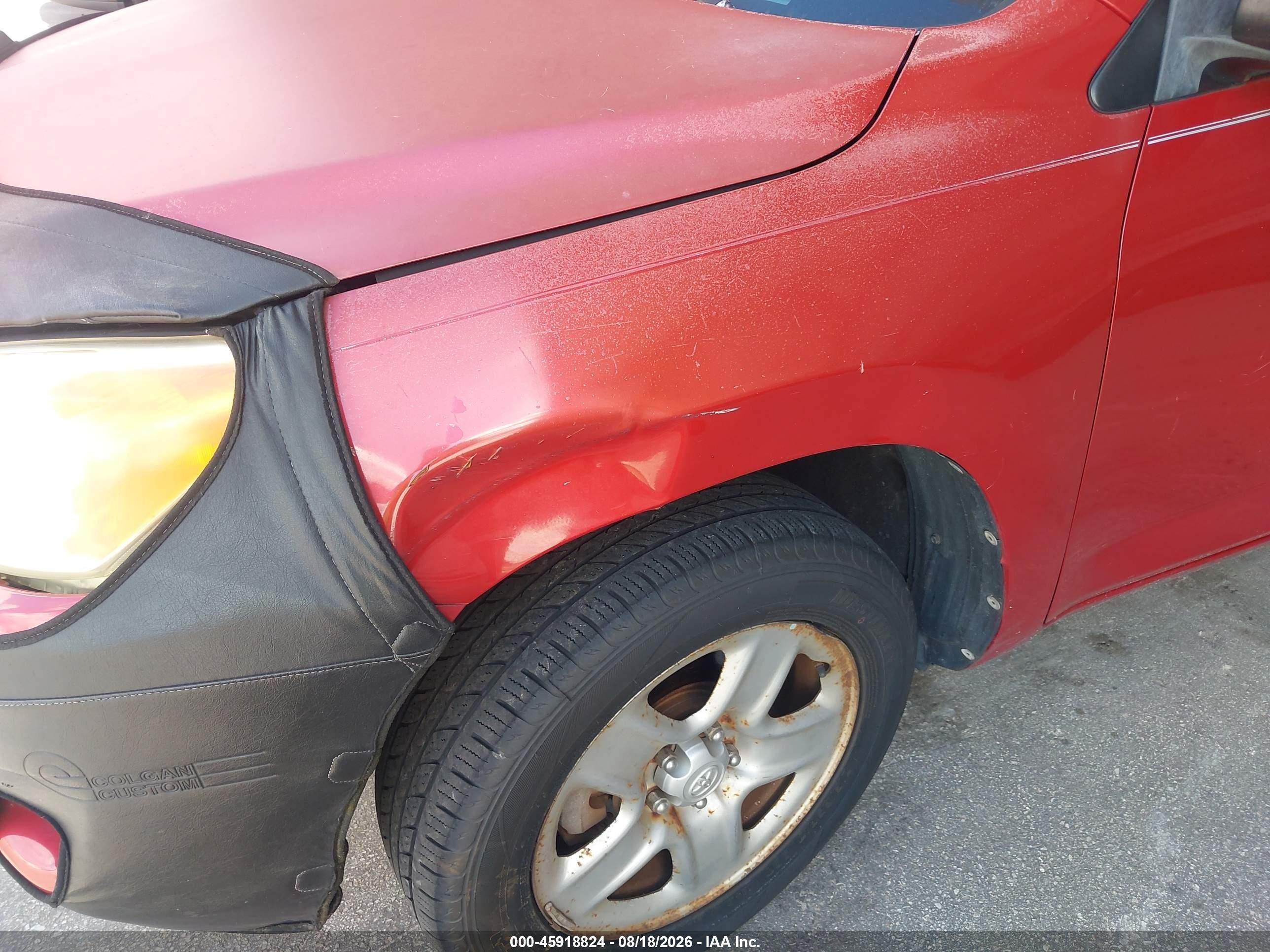 2009 Toyota Rav4   Red vin: JTMZF35V395008914