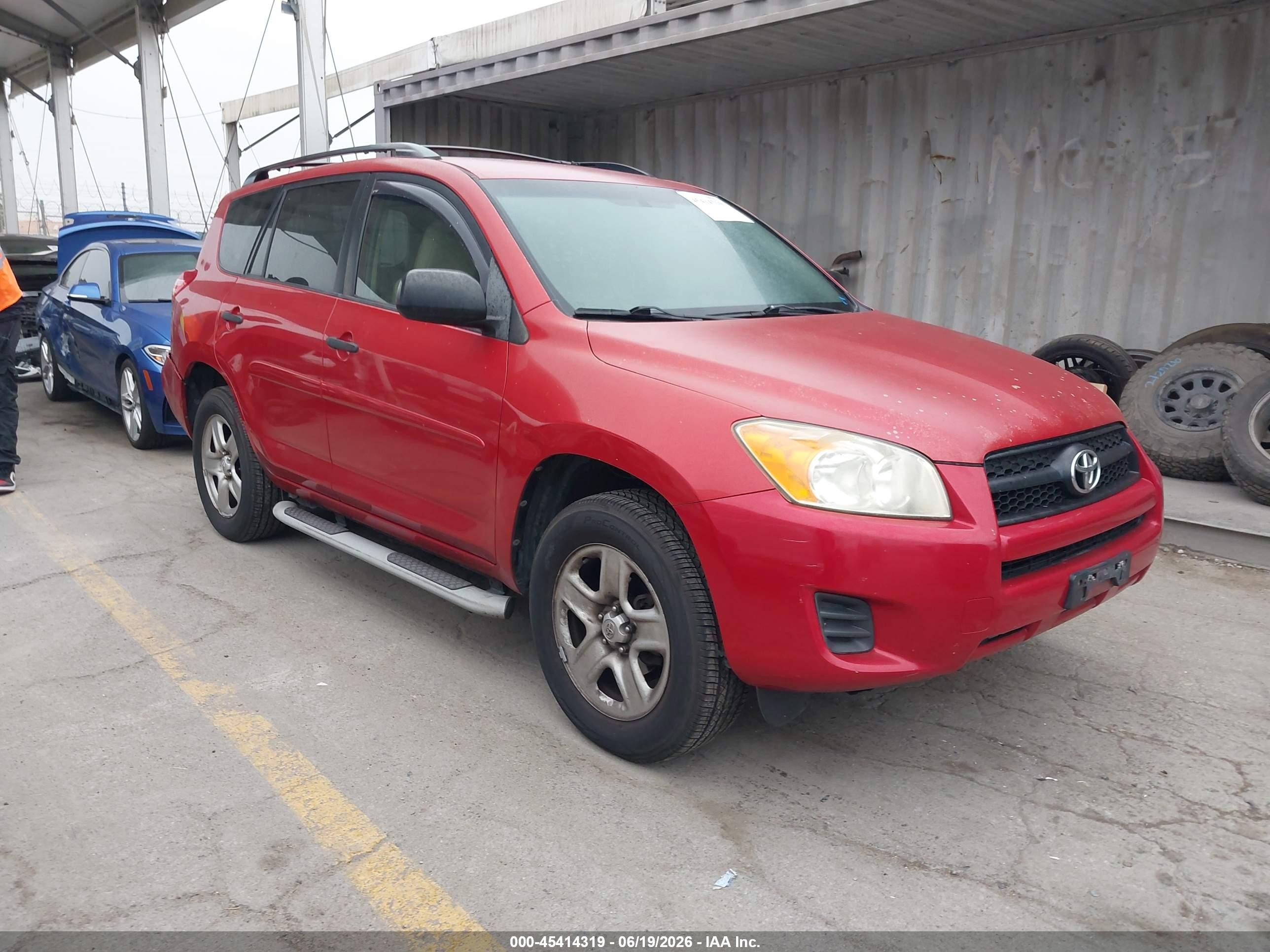 2010 Toyota Rav4   Red vin: JTMZF4DV0A5022538