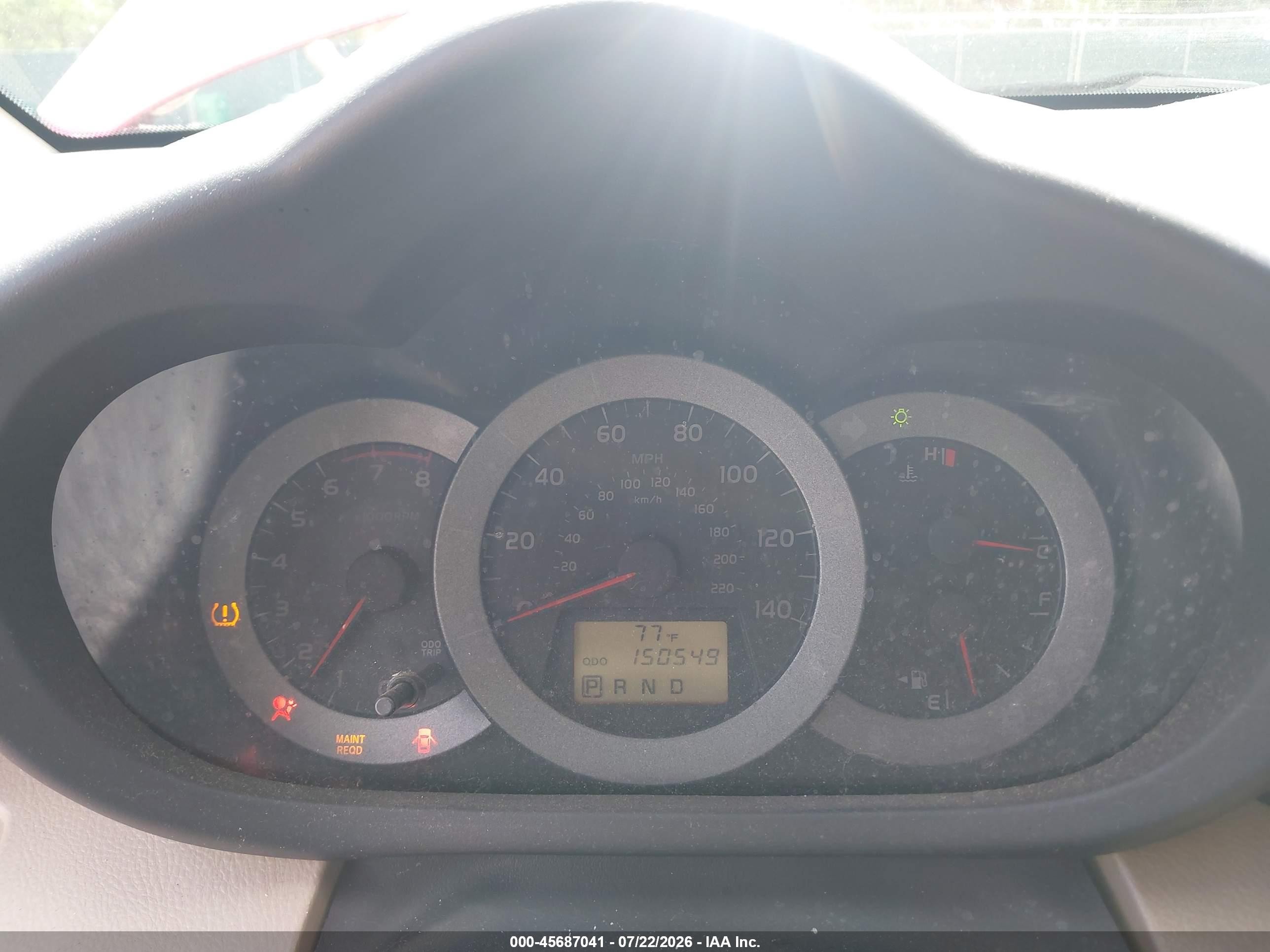 2010 Toyota Rav4 Red vin: JTMZF4DV0AD016020