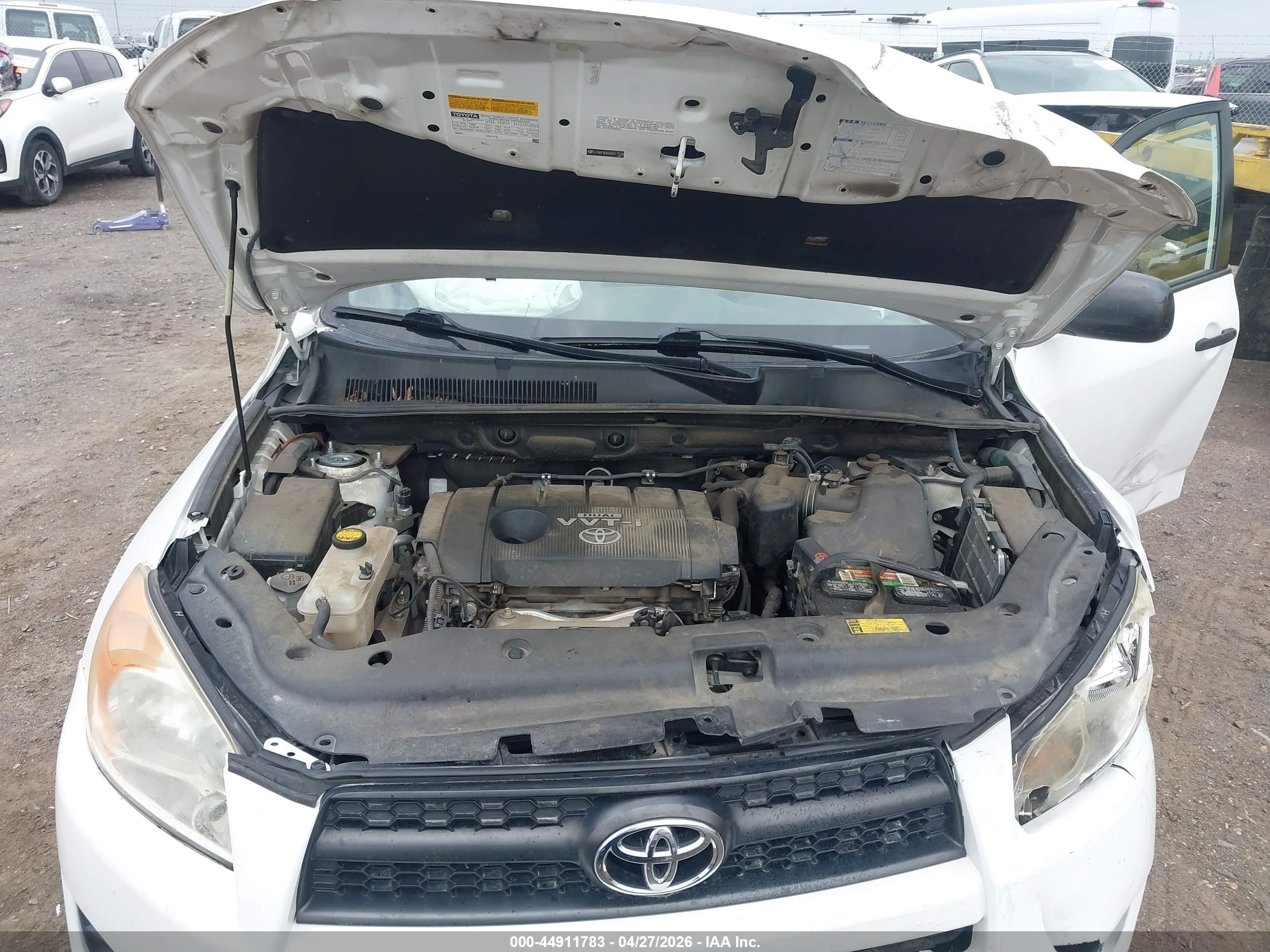 2010 Toyota Rav4   White vin: JTMZF4DV0AD017538