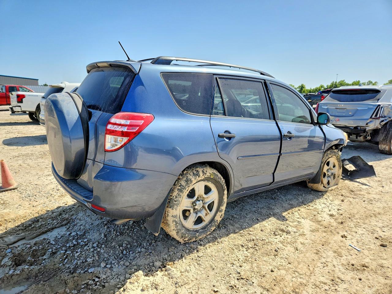 2010 Toyota Rav4 Base Blue vin: JTMZF4DV0AD021217