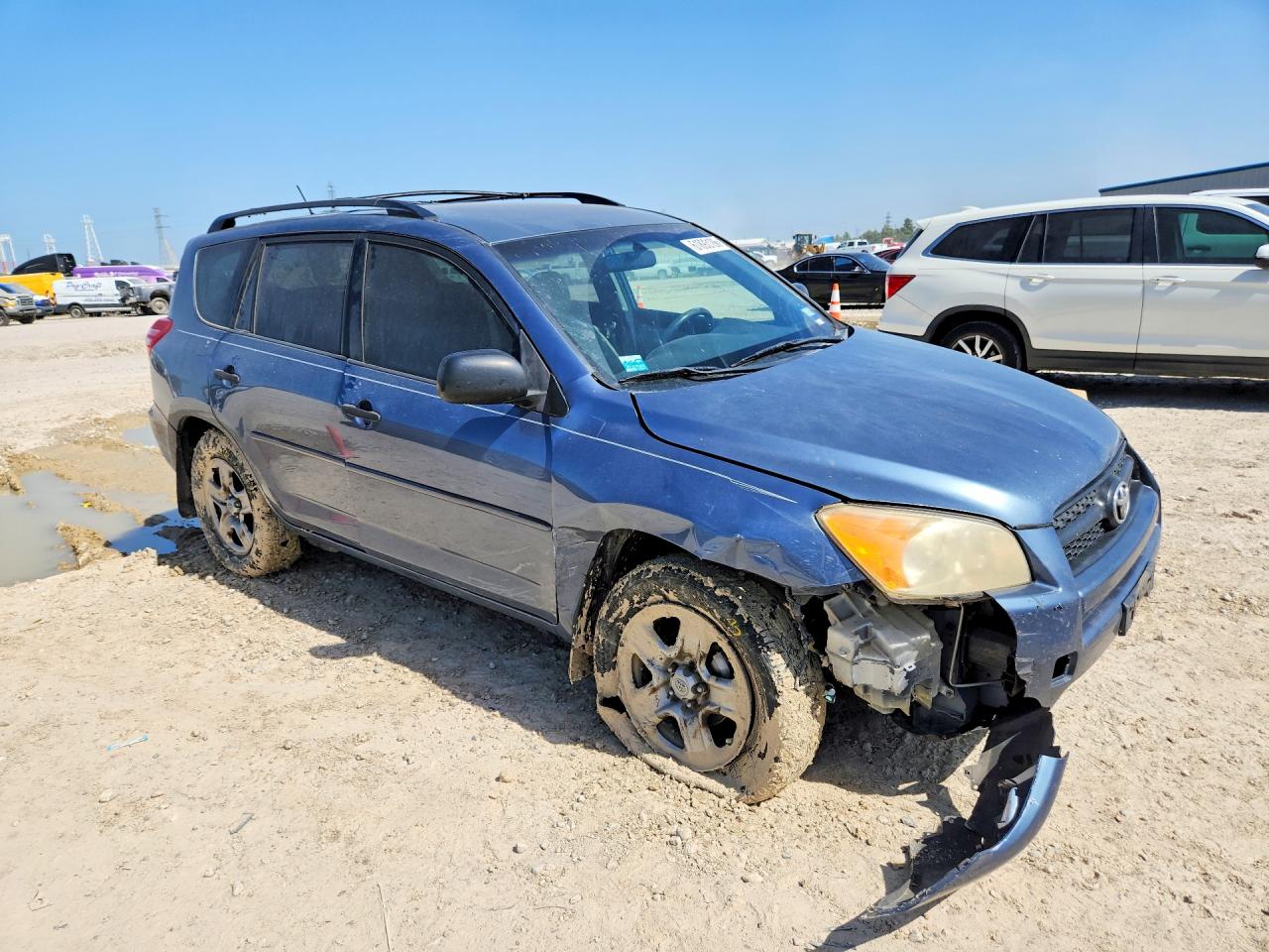 2010 Toyota Rav4 Base Blue vin: JTMZF4DV0AD021217