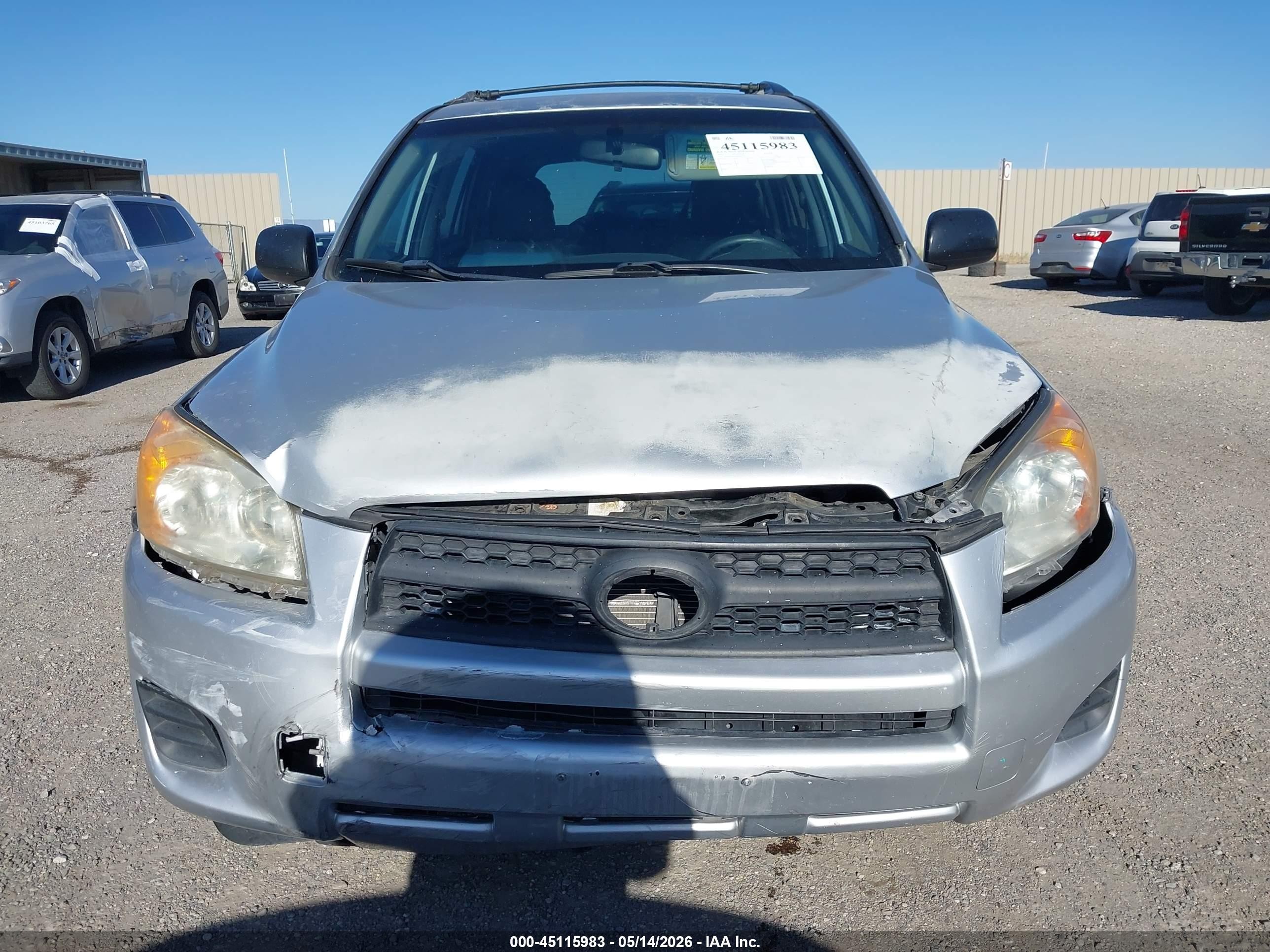 2011 Toyota Rav4   Silver vin: JTMZF4DV0B5034724