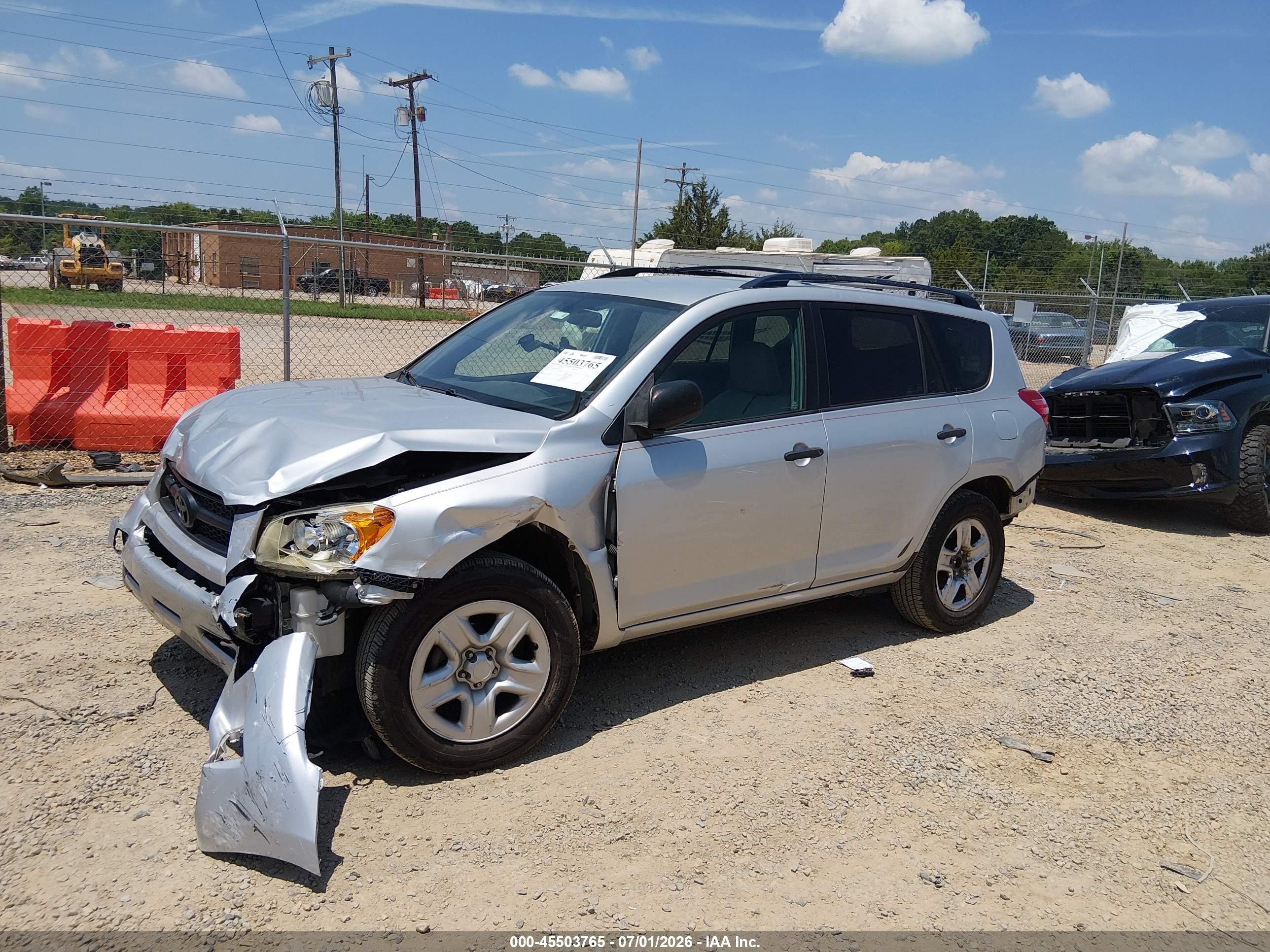 2010 Toyota Rav4   Silver vin: JTMZF4DV1AD024210