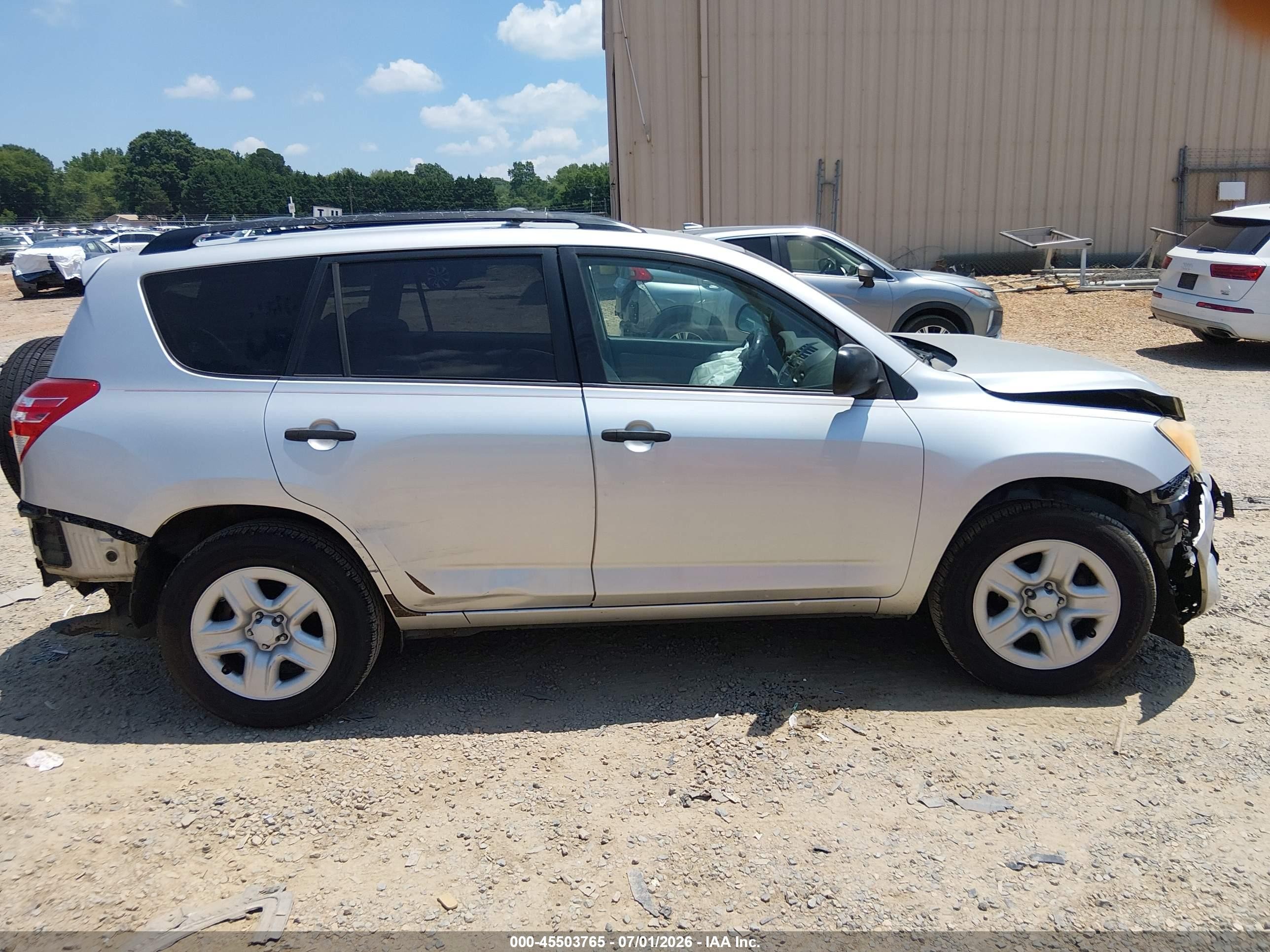 2010 Toyota Rav4   Silver vin: JTMZF4DV1AD024210
