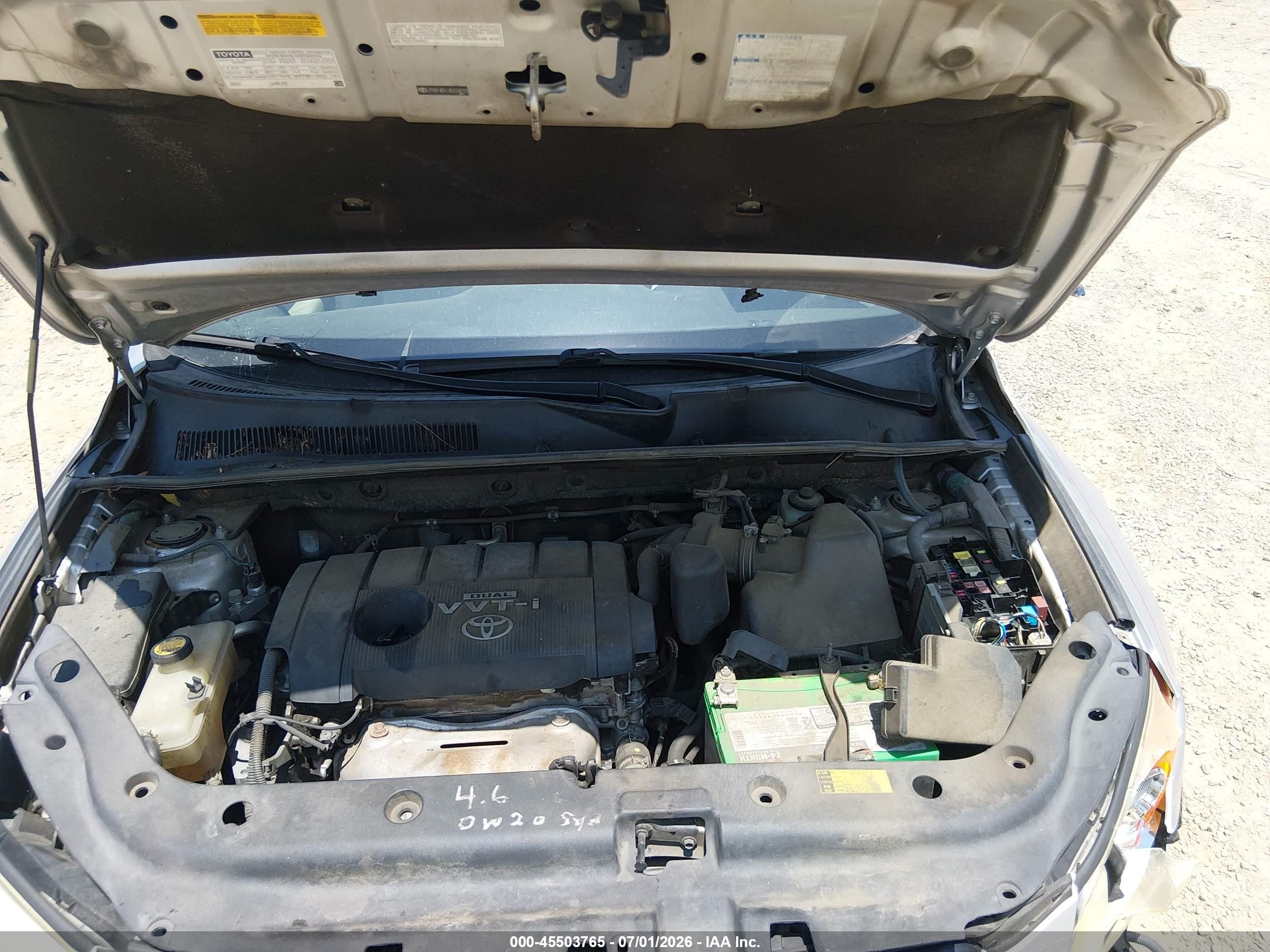 2010 Toyota Rav4   Silver vin: JTMZF4DV1AD024210