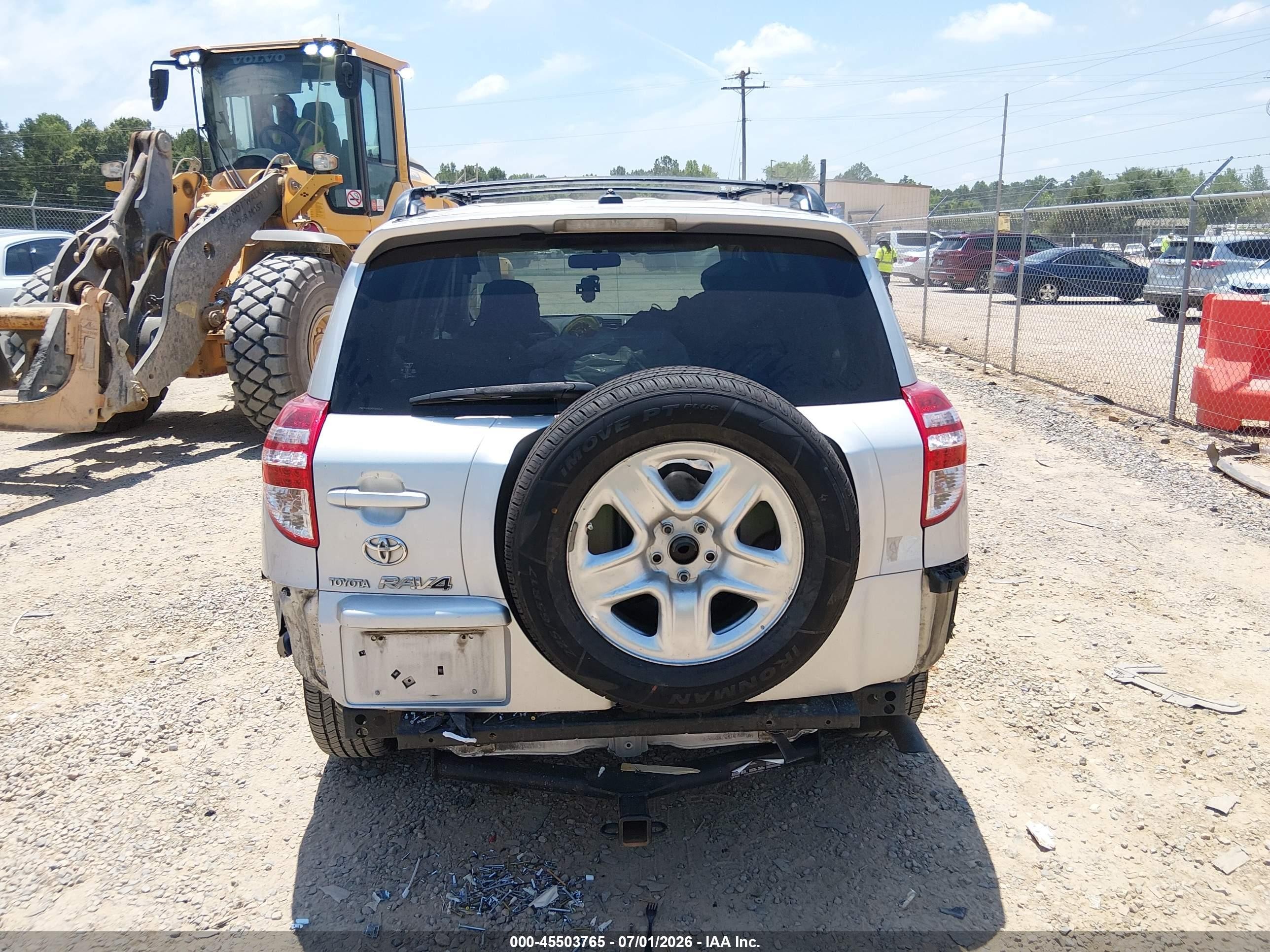 2010 Toyota Rav4   Silver vin: JTMZF4DV1AD024210