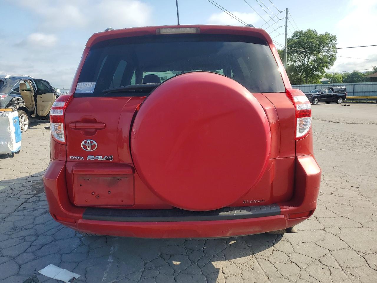 2010 Toyota Rav4 Base Red vin: JTMZF4DV1AD028063