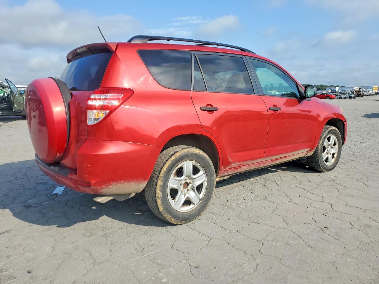 2010 Toyota Rav4 Base Red vin: JTMZF4DV1AD028063