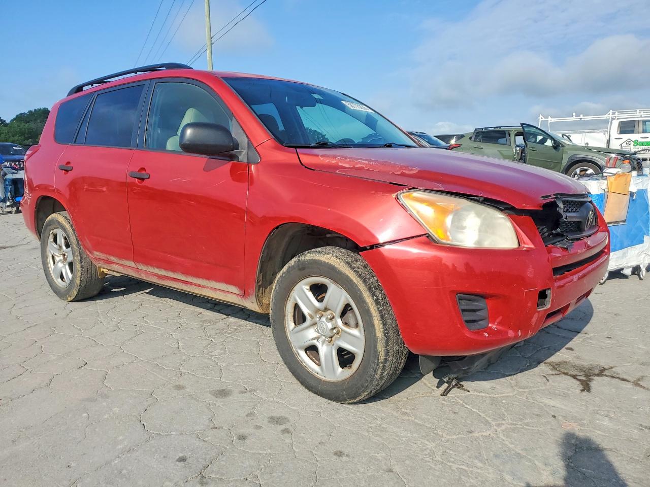 2010 Toyota Rav4 Base Red vin: JTMZF4DV1AD028063