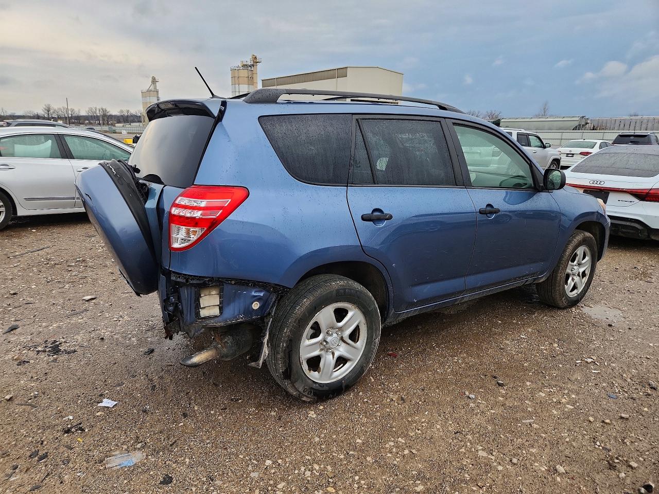 2010 Toyota Rav4 Base Blue vin: JTMZF4DV2AD019842