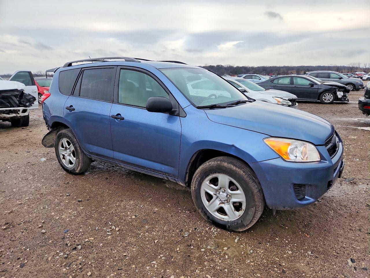 2010 Toyota Rav4 Base Blue vin: JTMZF4DV2AD019842