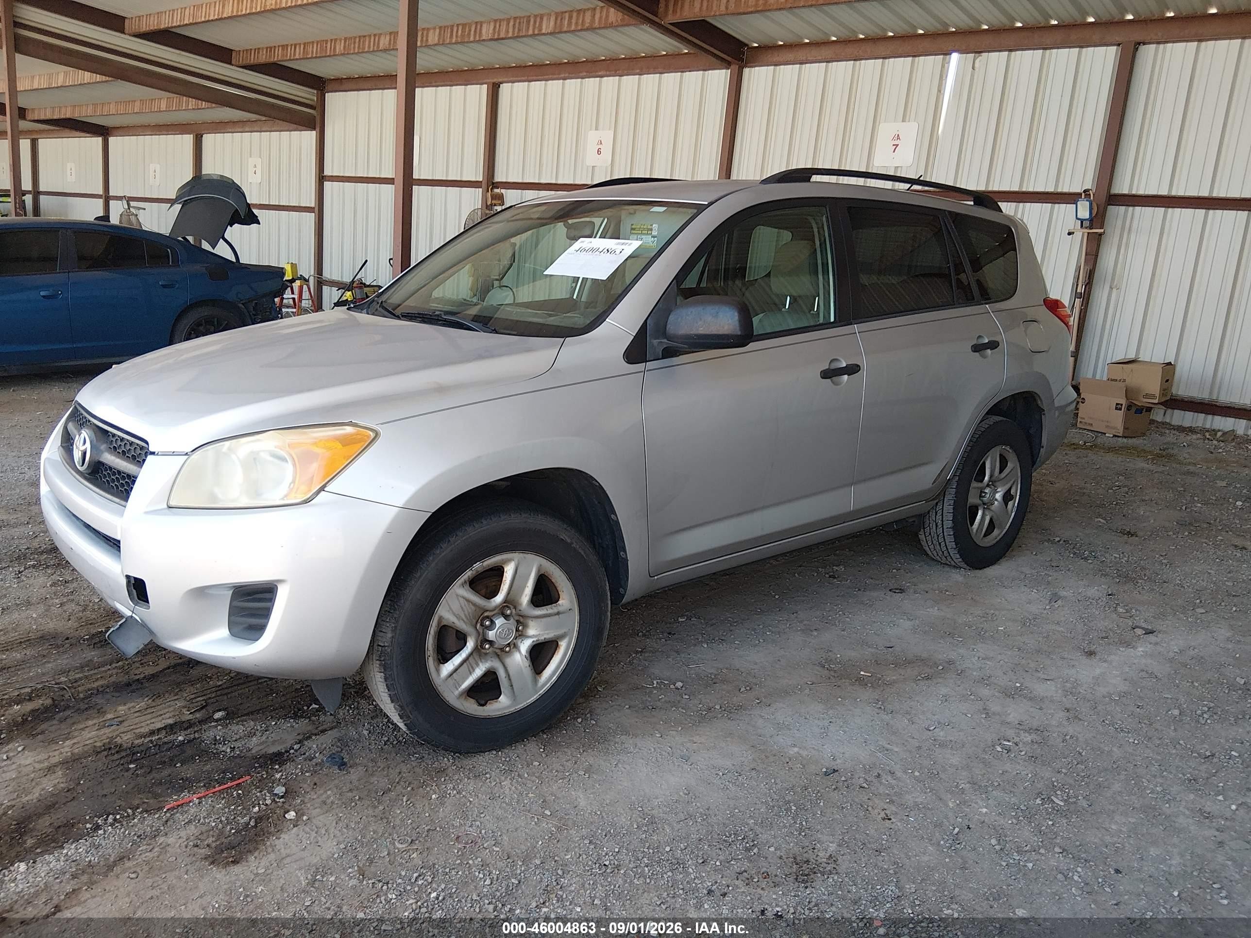 2010 Toyota Rav4   Silver vin: JTMZF4DV2AD024930