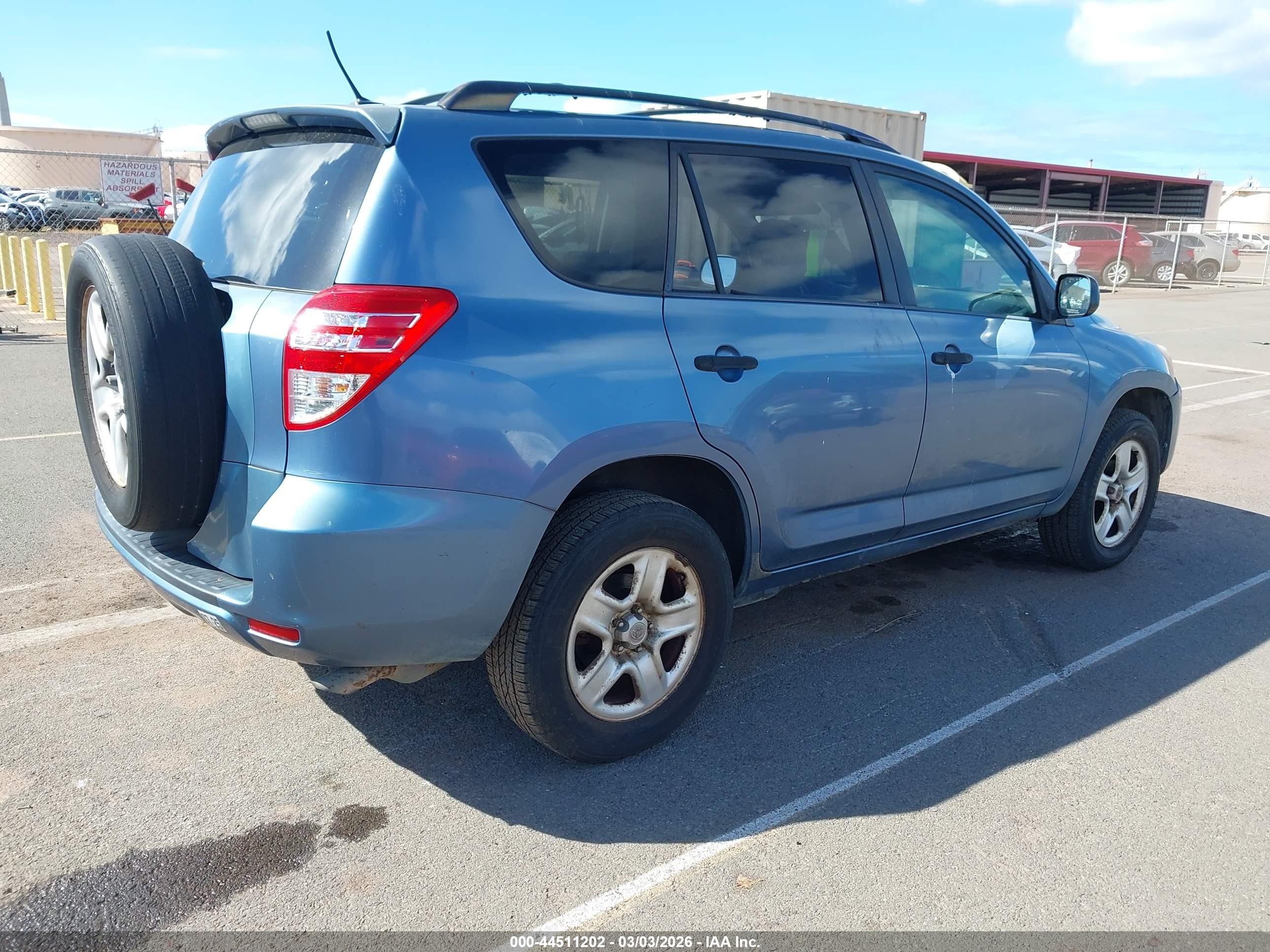 2011 Toyota Rav4   Blue vin: JTMZF4DV2B5035504