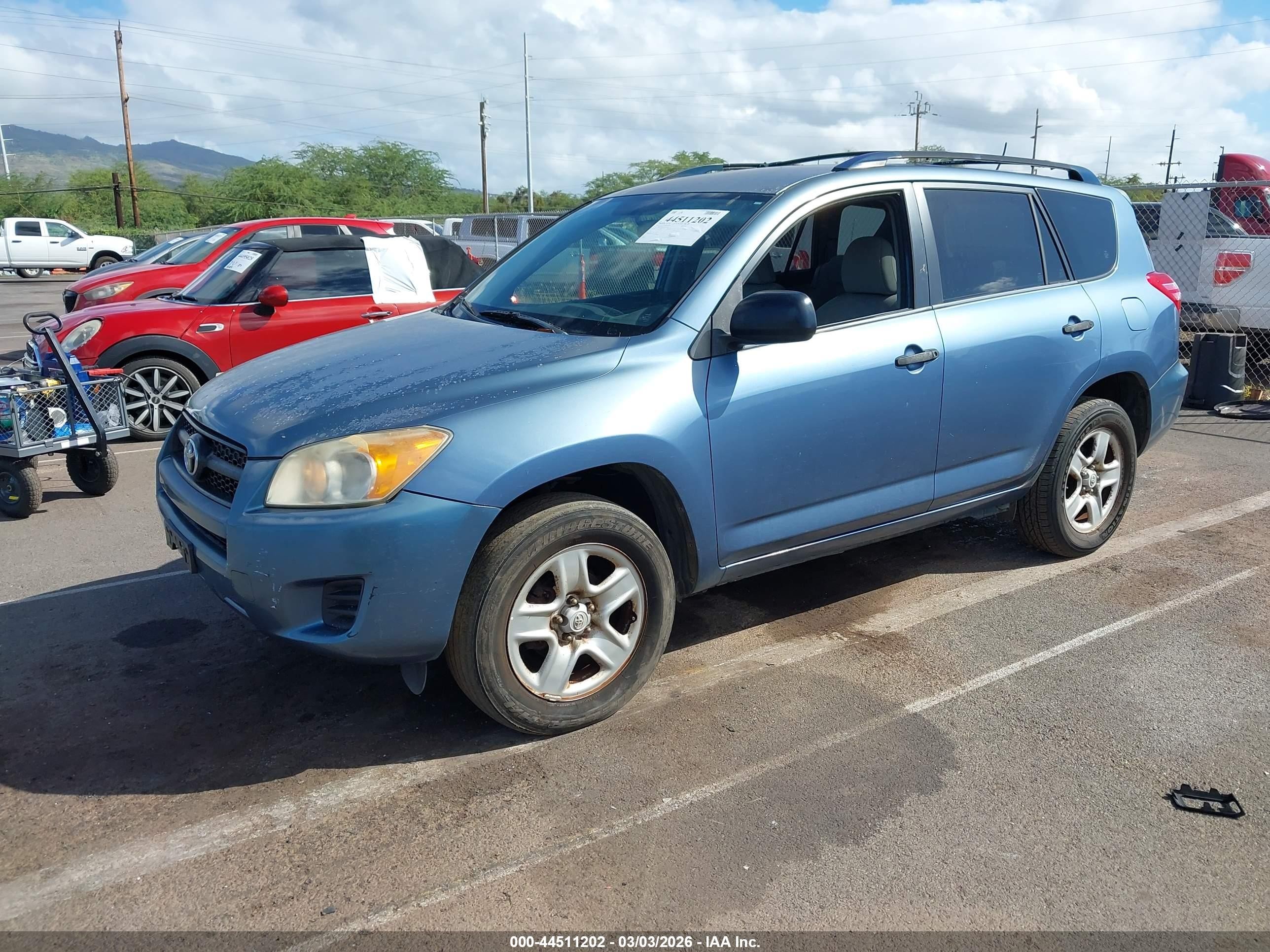2011 Toyota Rav4   Blue vin: JTMZF4DV2B5035504