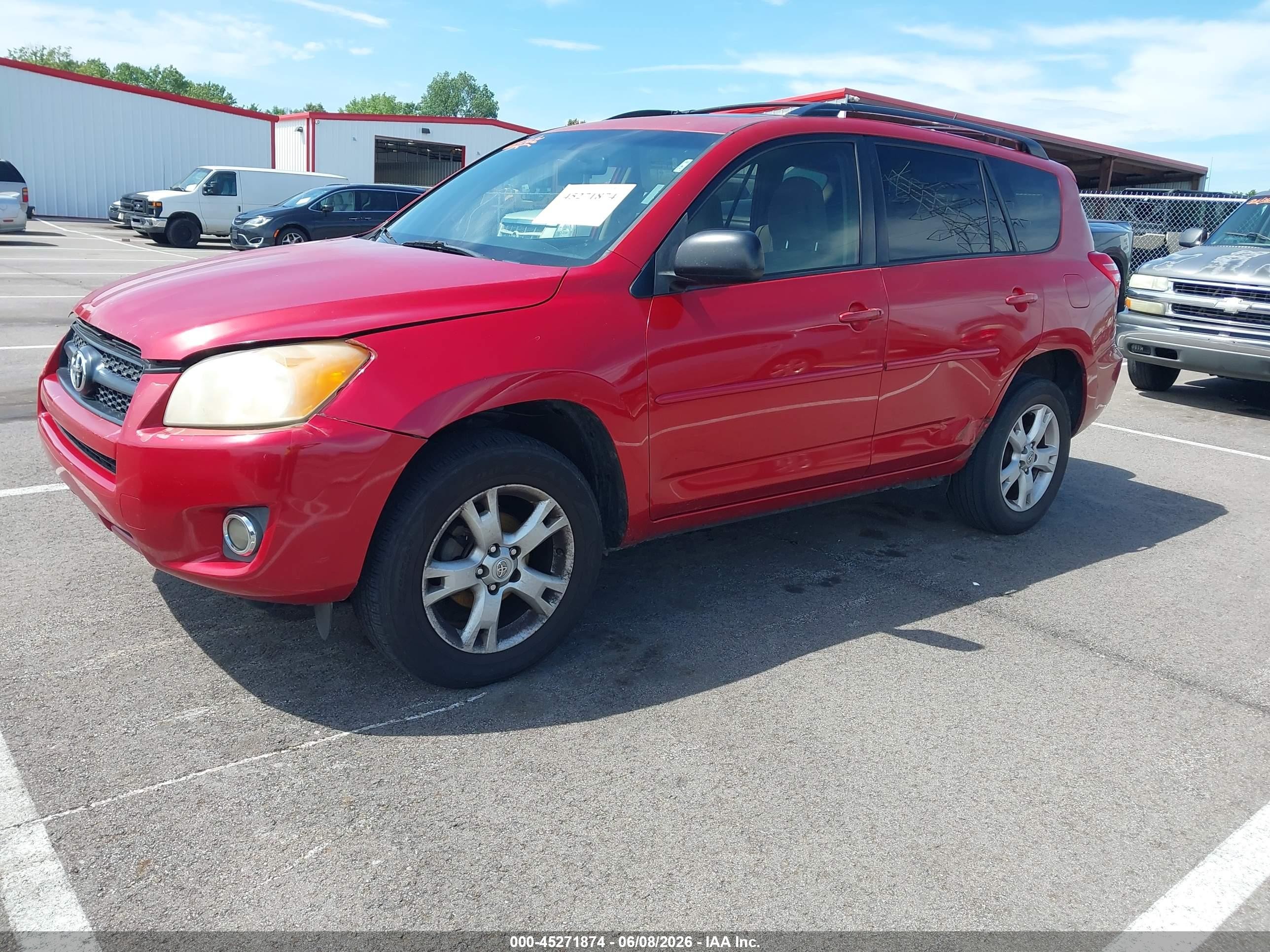 2012 Toyota Rav4   Red vin: JTMZF4DV2C5046343