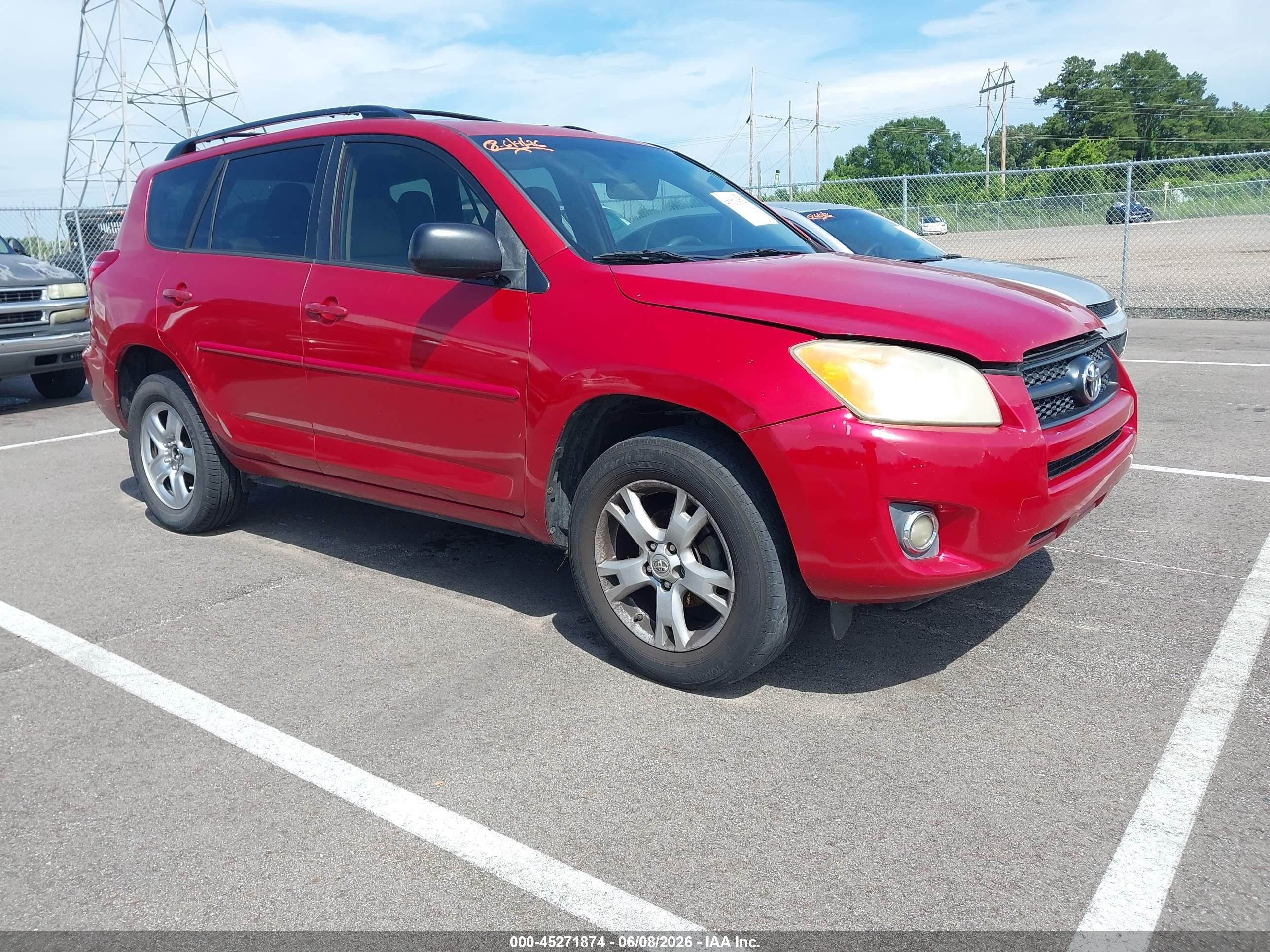 2012 Toyota Rav4   Red vin: JTMZF4DV2C5046343