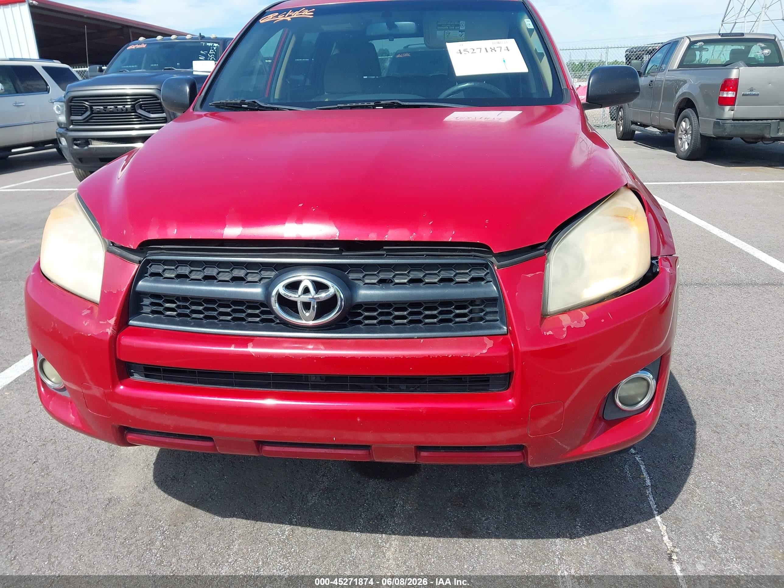 2012 Toyota Rav4   Red vin: JTMZF4DV2C5046343