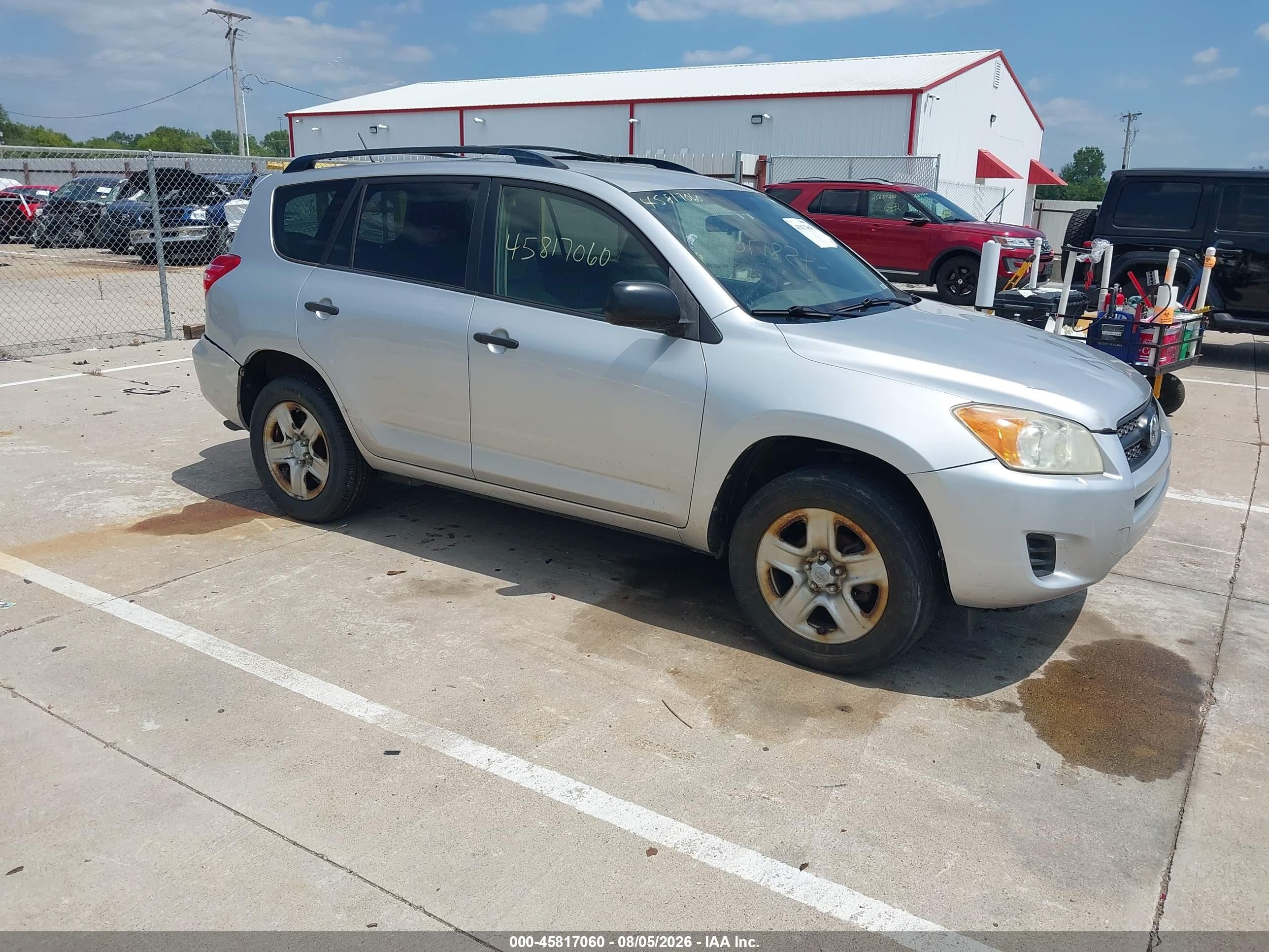 2012 Toyota Rav4   Silver vin: JTMZF4DV2CD031914