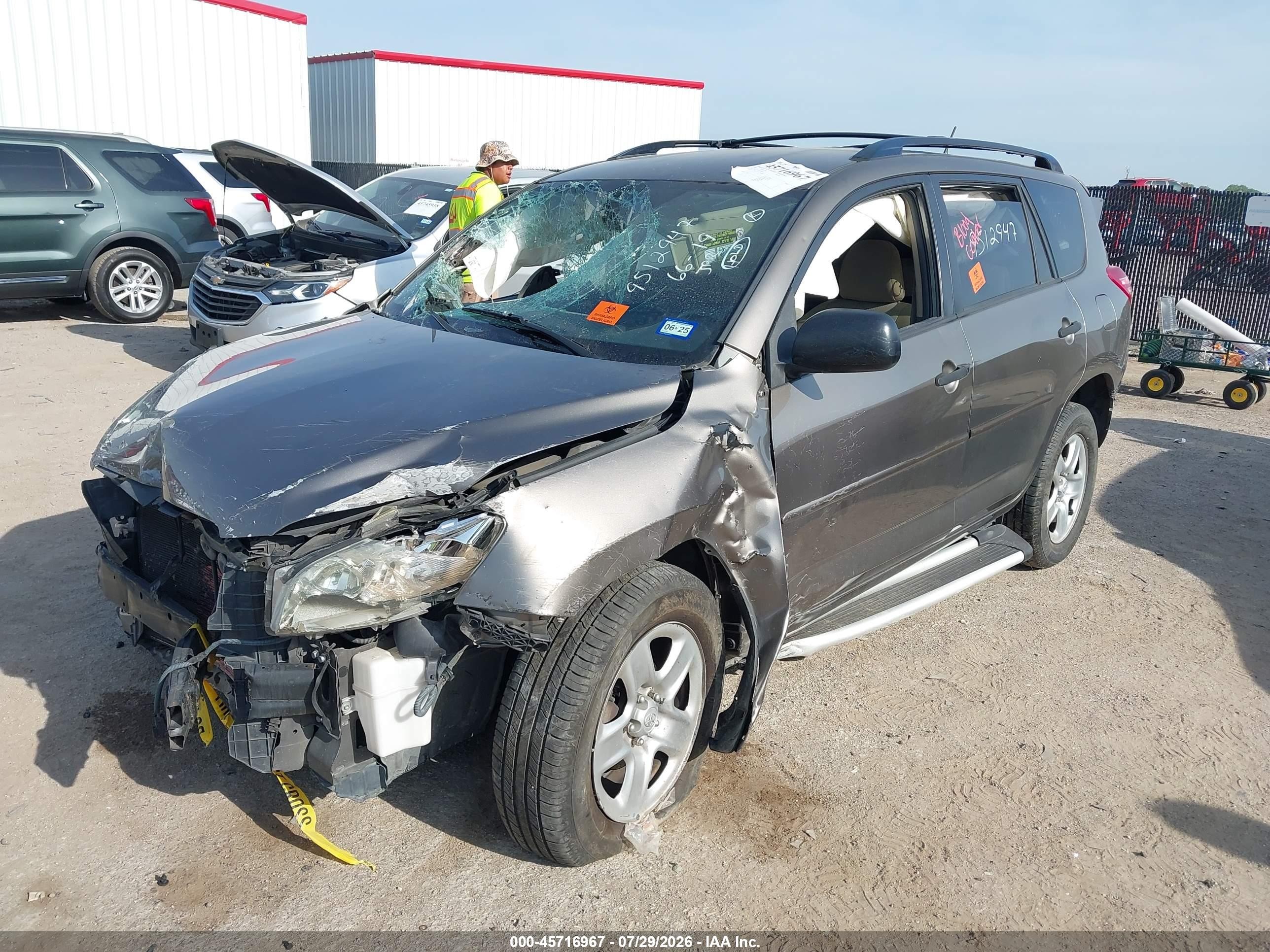 2010 Toyota Rav4   Gray vin: JTMZF4DV3A5020024