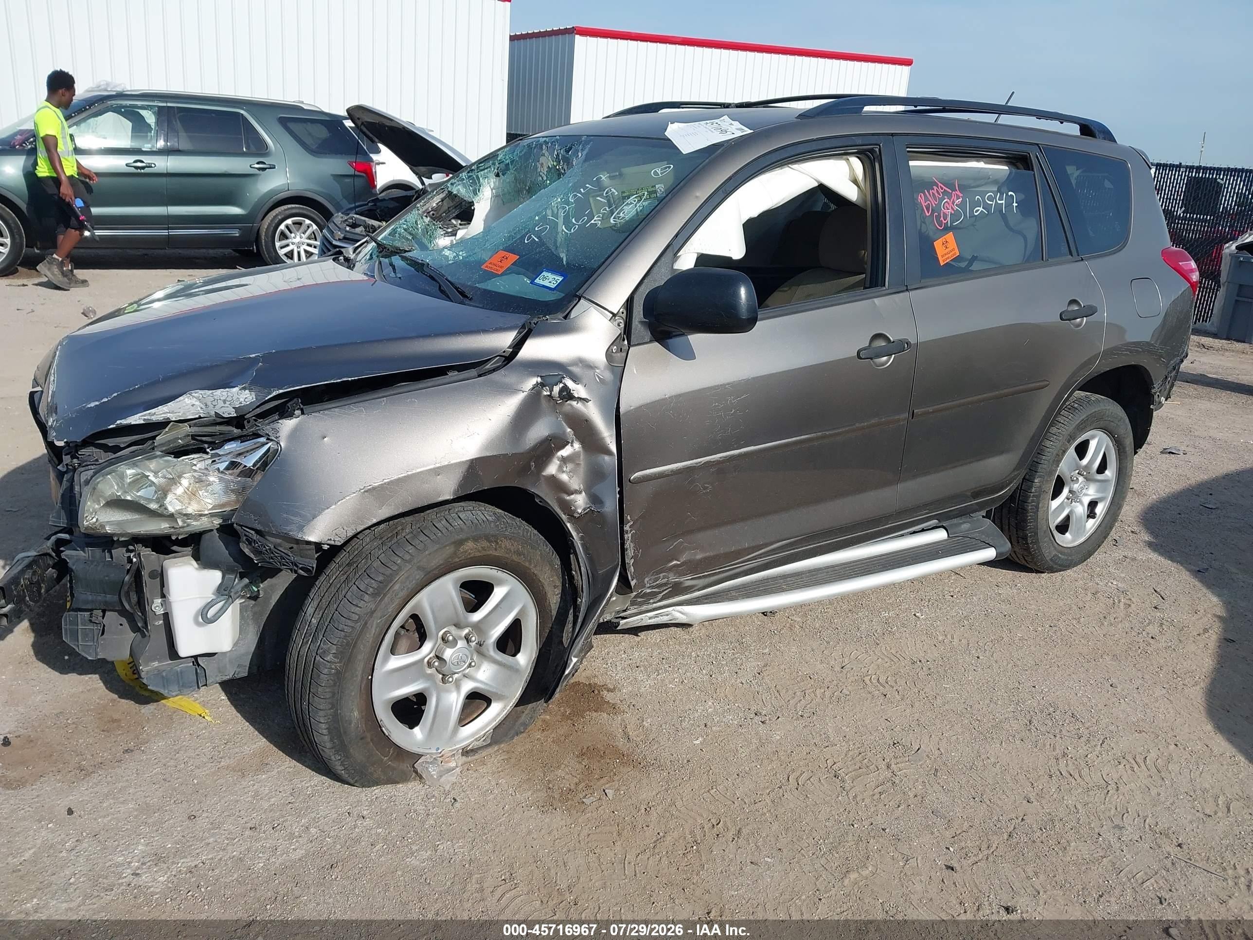 2010 Toyota Rav4   Gray vin: JTMZF4DV3A5020024
