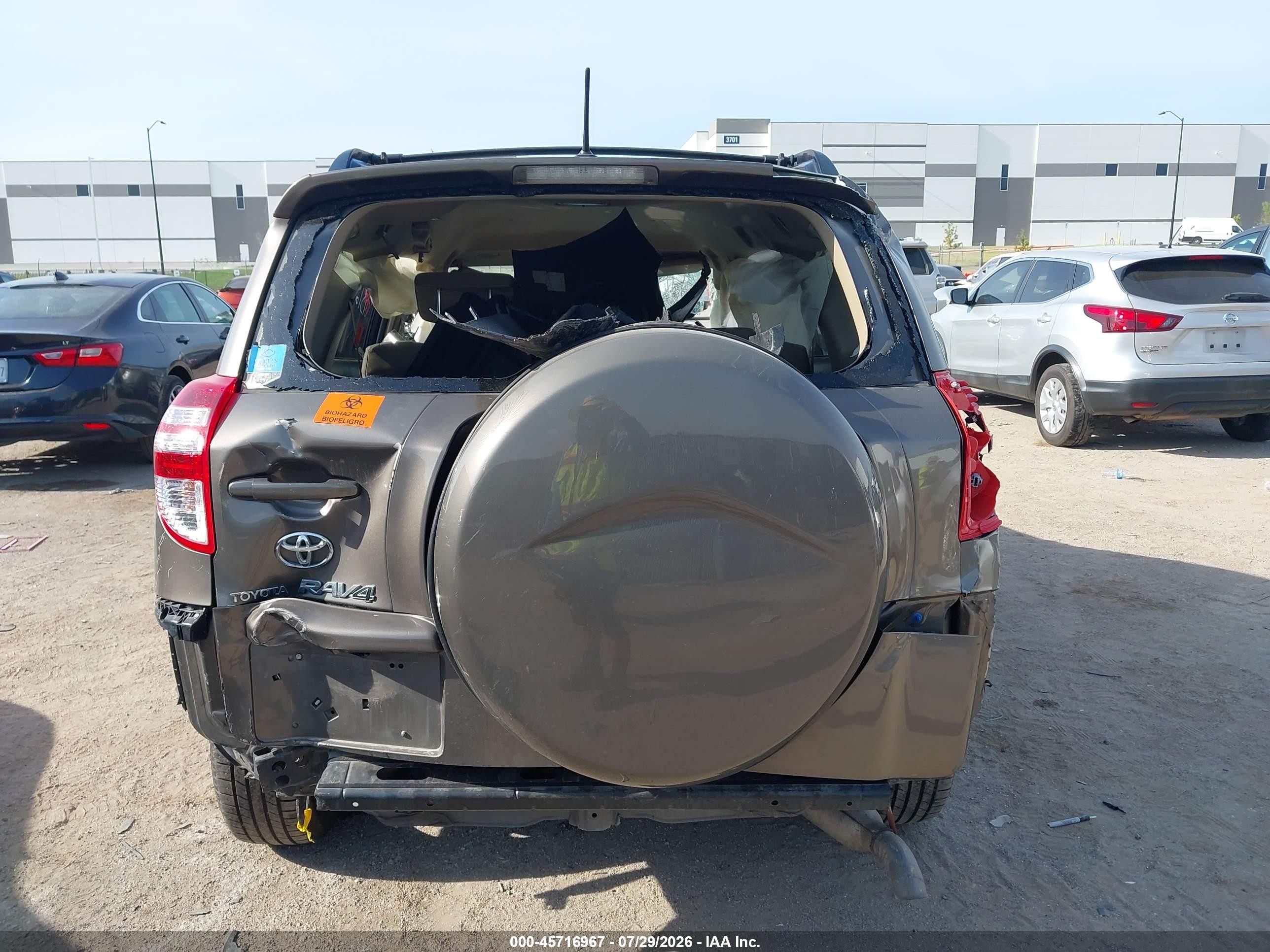 2010 Toyota Rav4   Gray vin: JTMZF4DV3A5020024