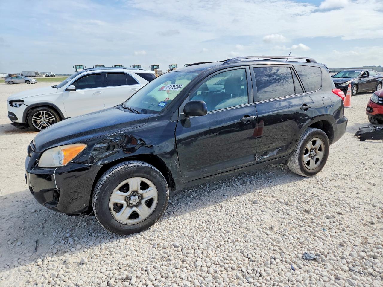 2011 Toyota Rav4 Base Black vin: JTMZF4DV3B5039805
