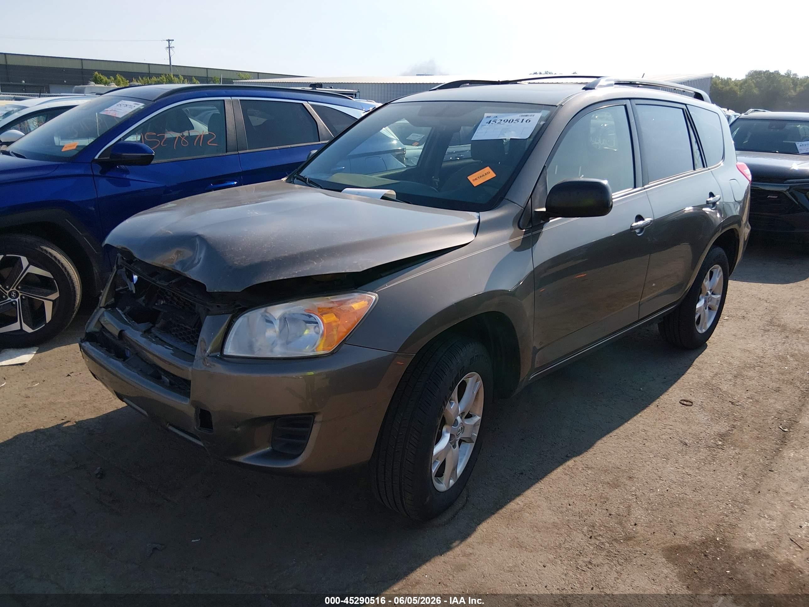 2012 Toyota Rav4   Gray vin: JTMZF4DV3C5045931