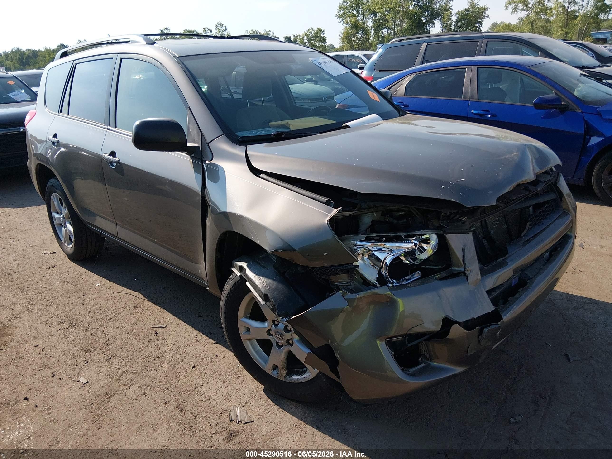 2012 Toyota Rav4   Gray vin: JTMZF4DV3C5045931