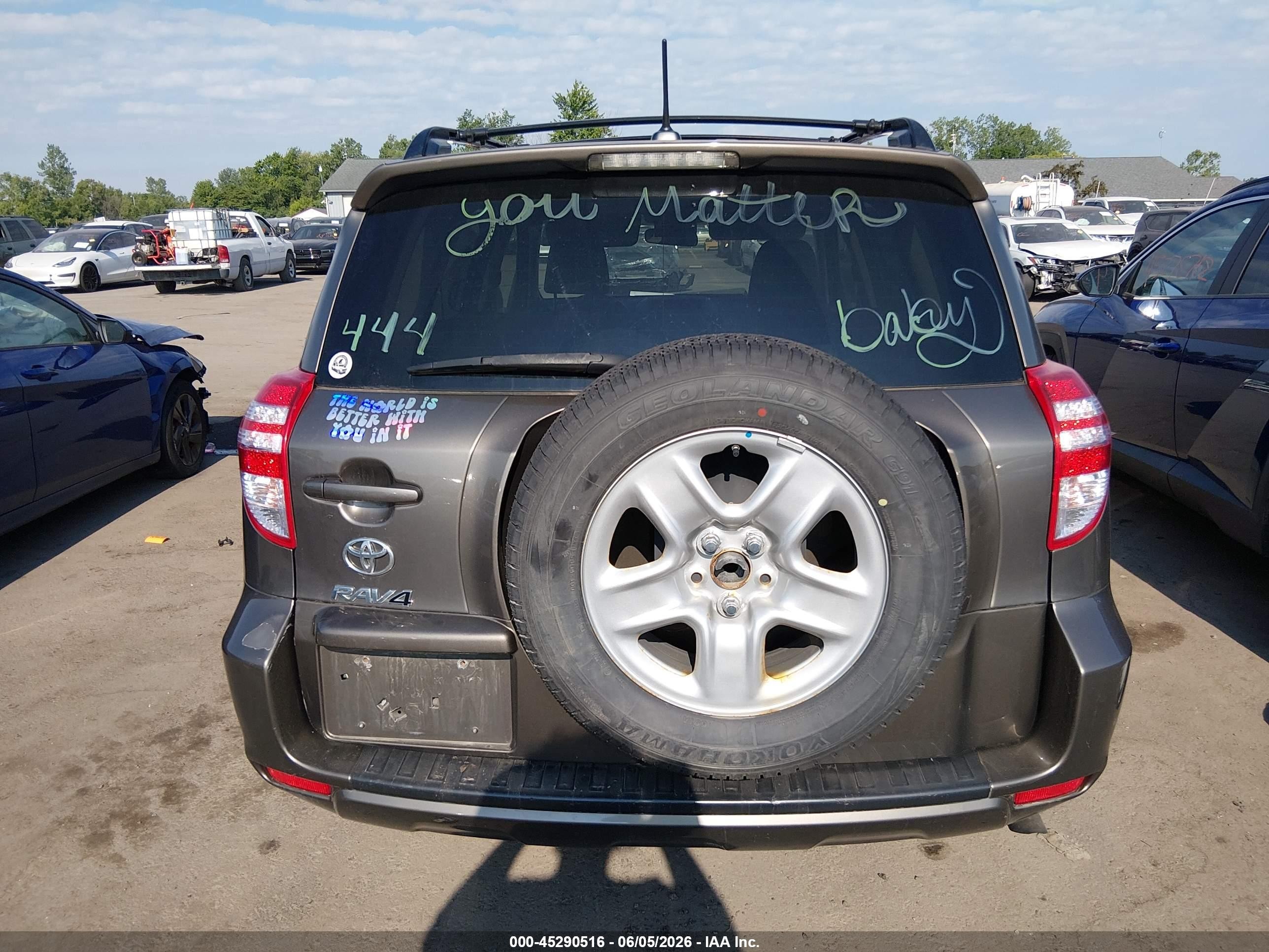 2012 Toyota Rav4   Gray vin: JTMZF4DV3C5045931