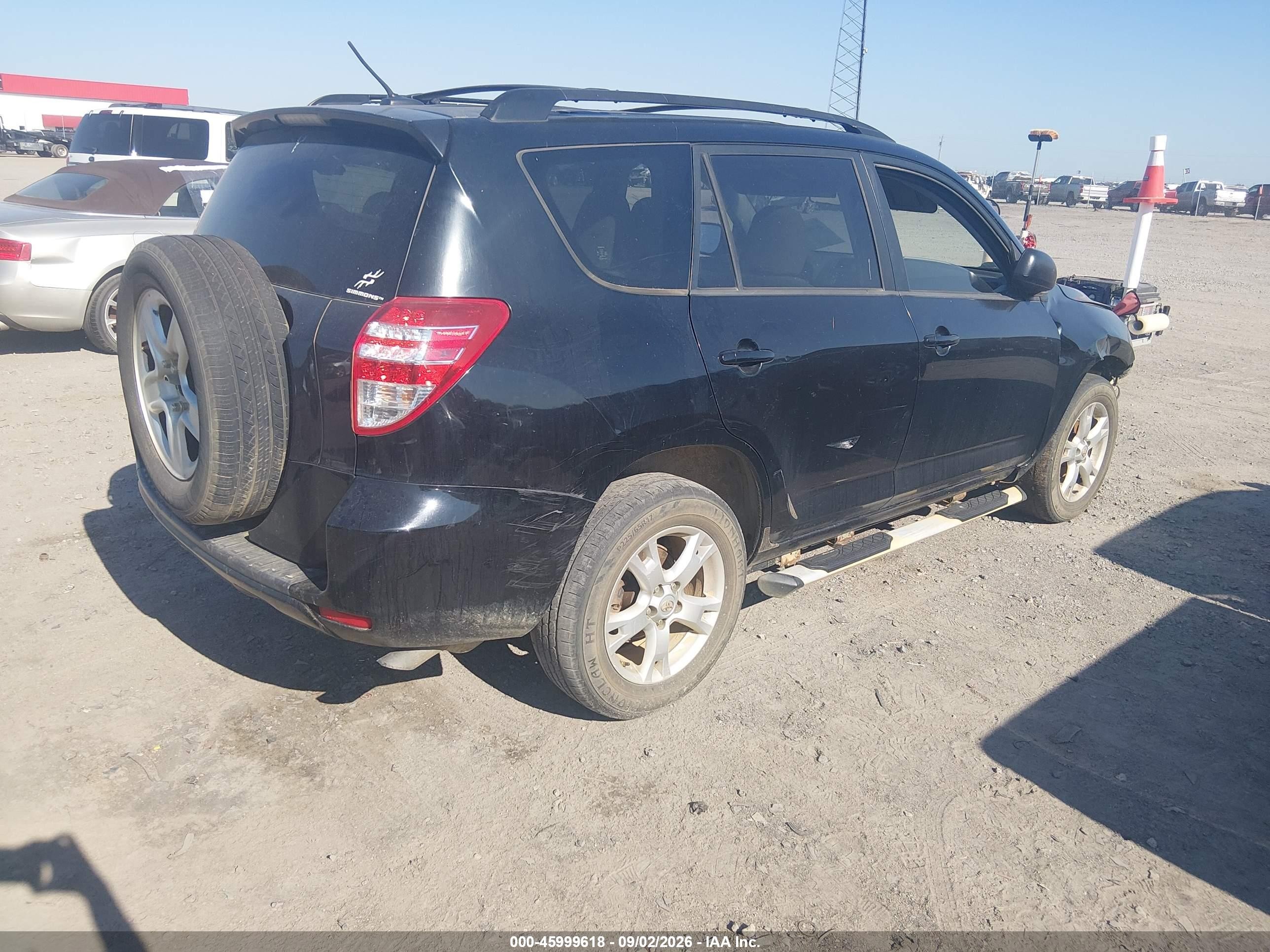 2012 Toyota Rav4   Black vin: JTMZF4DV3CD032425