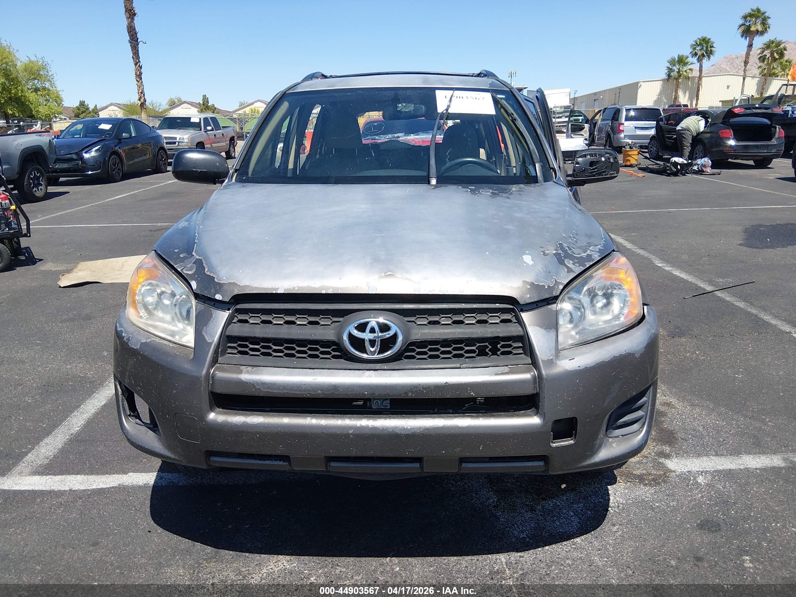 2010 Toyota Rav4   Gray vin: JTMZF4DV4AD018255