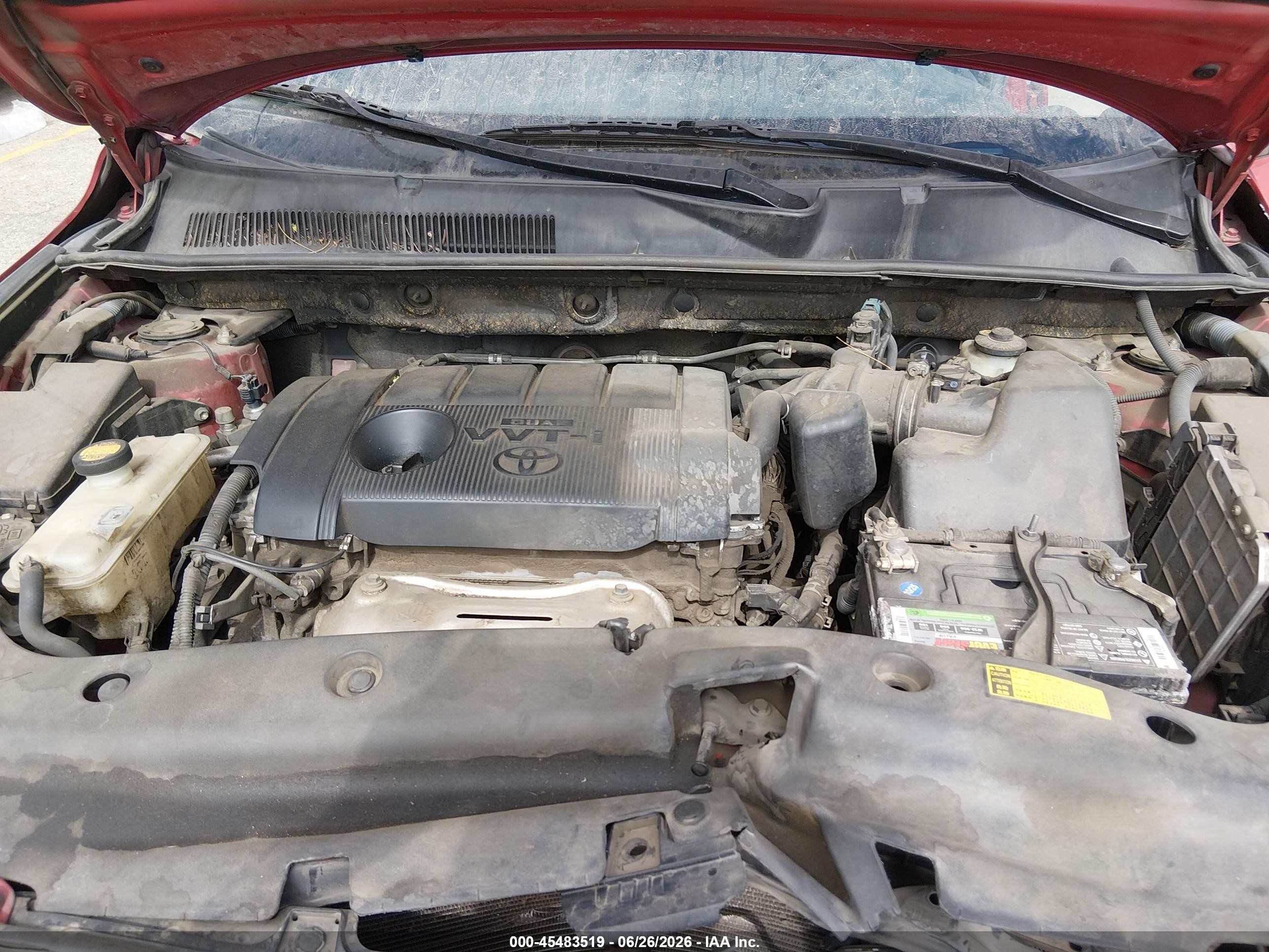 2012 Toyota Rav4   Red vin: JTMZF4DV4CD032157
