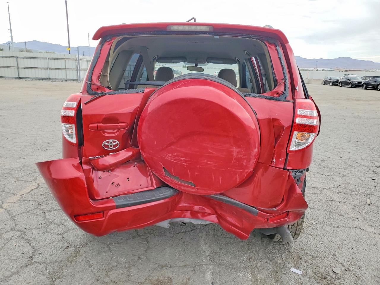2010 Toyota Rav4 Base Red vin: JTMZF4DV5A5026942