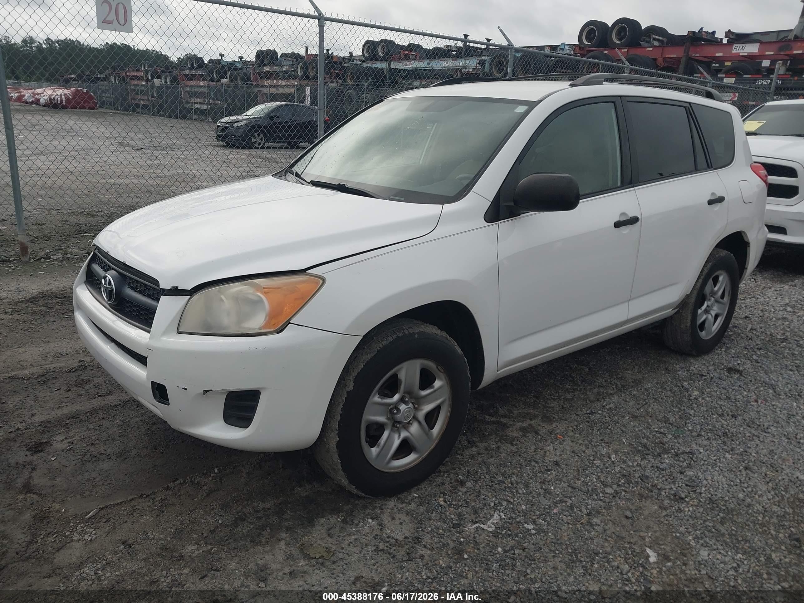 2010 Toyota Rav4   White vin: JTMZF4DV5AD019043